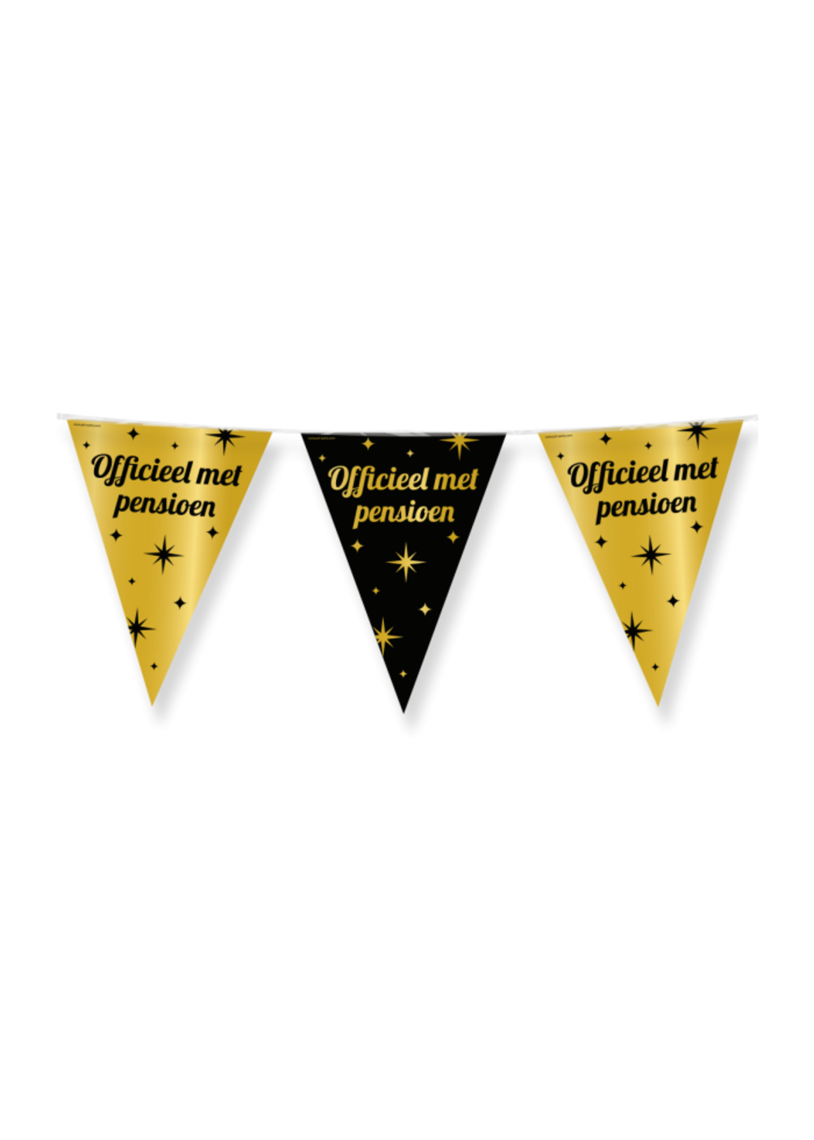Feestkleding Breda Vlaggenlijn zwart/goud Officieel met Pensioen