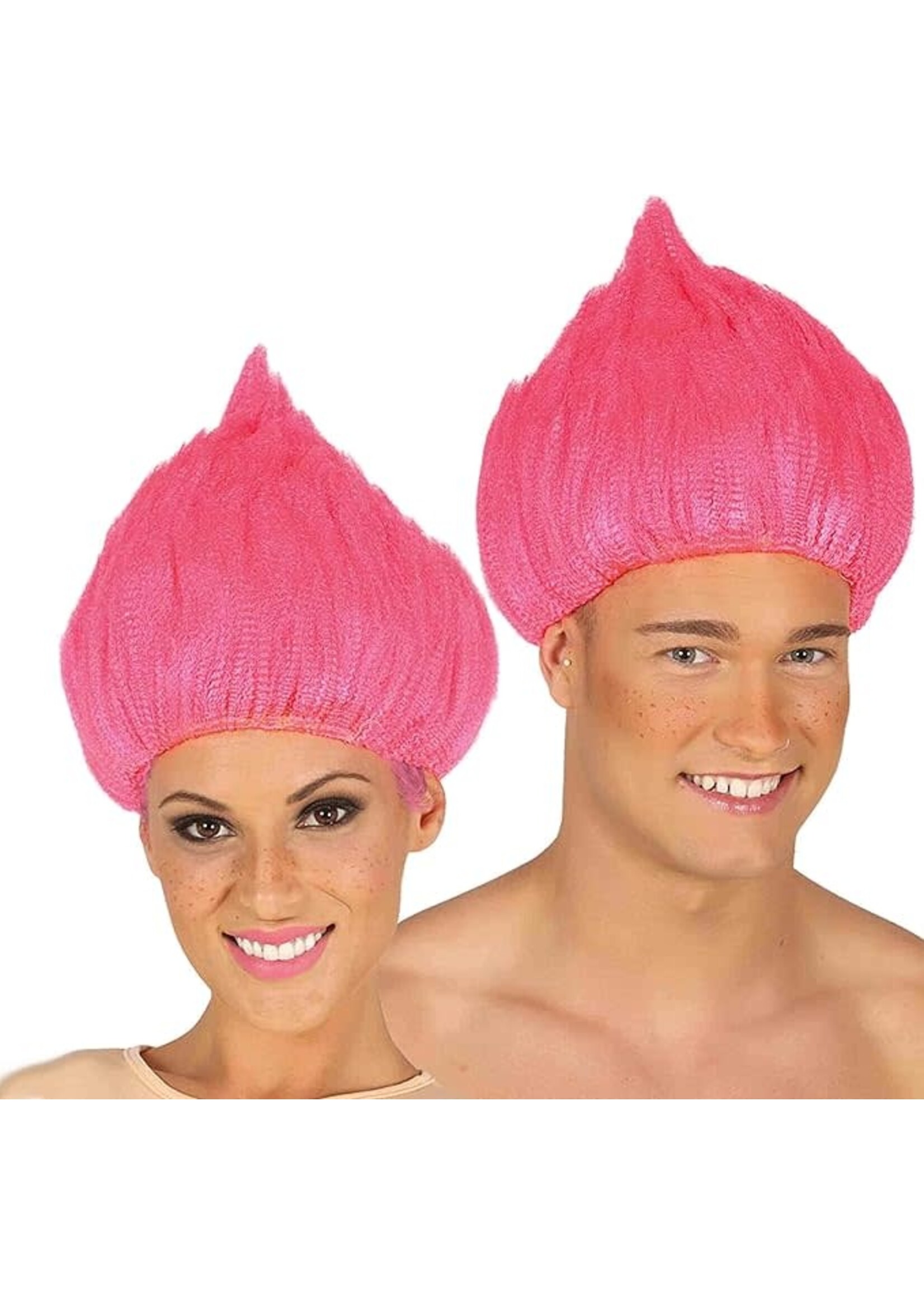 Fiestas Guirca Pruik roze dwerg
