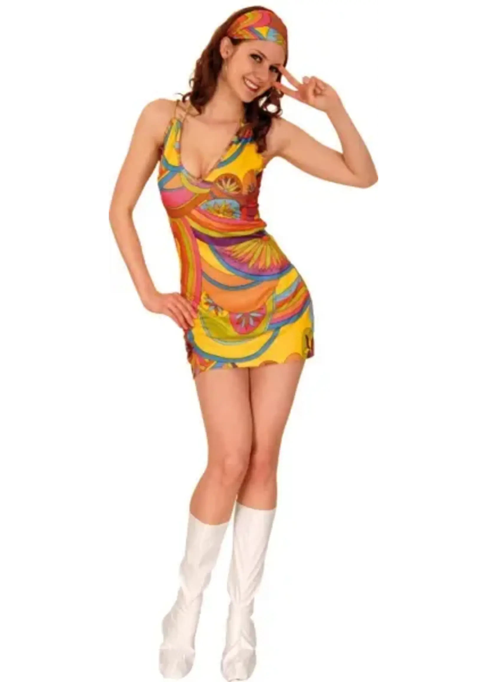 Boland Disco jurk met bandana Maat M