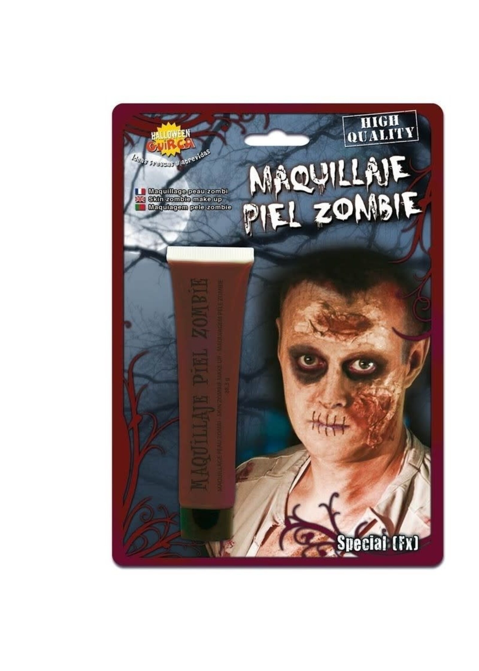Fiestas Guirca Zombie schmink paars