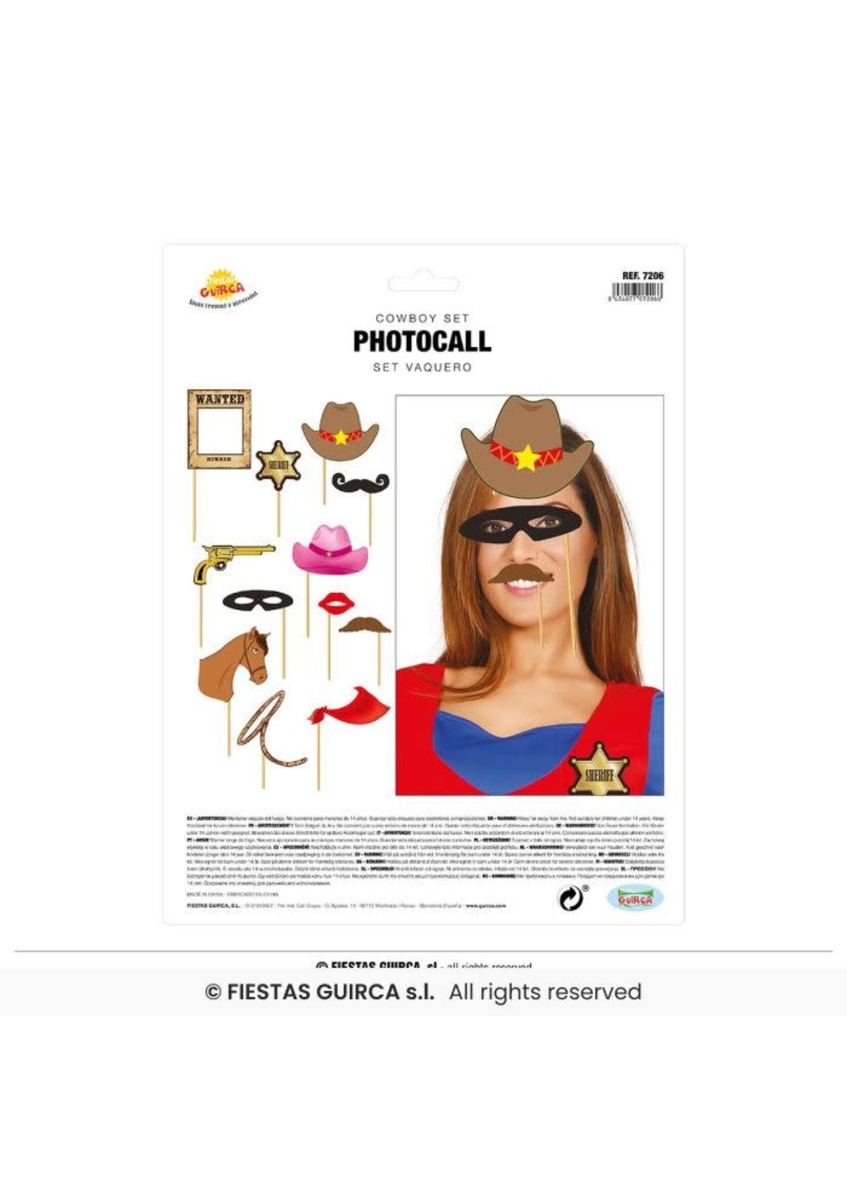 Fiestas Guirca Photobooth cowboy