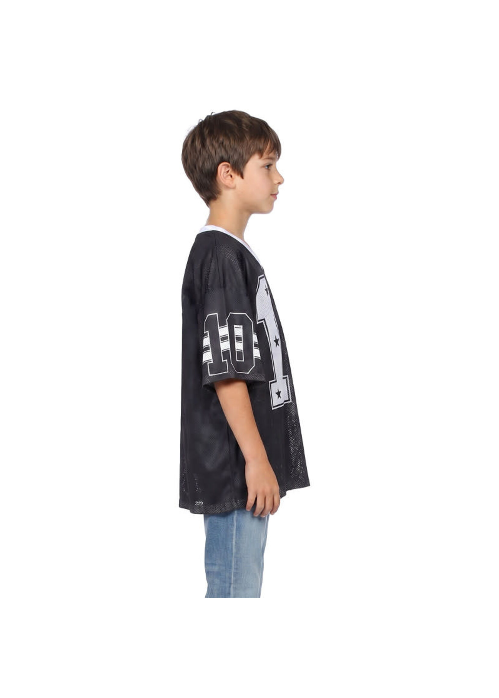 Wilbers & Wilbers Zwart oversized ijshockeyshirt maat 152/164