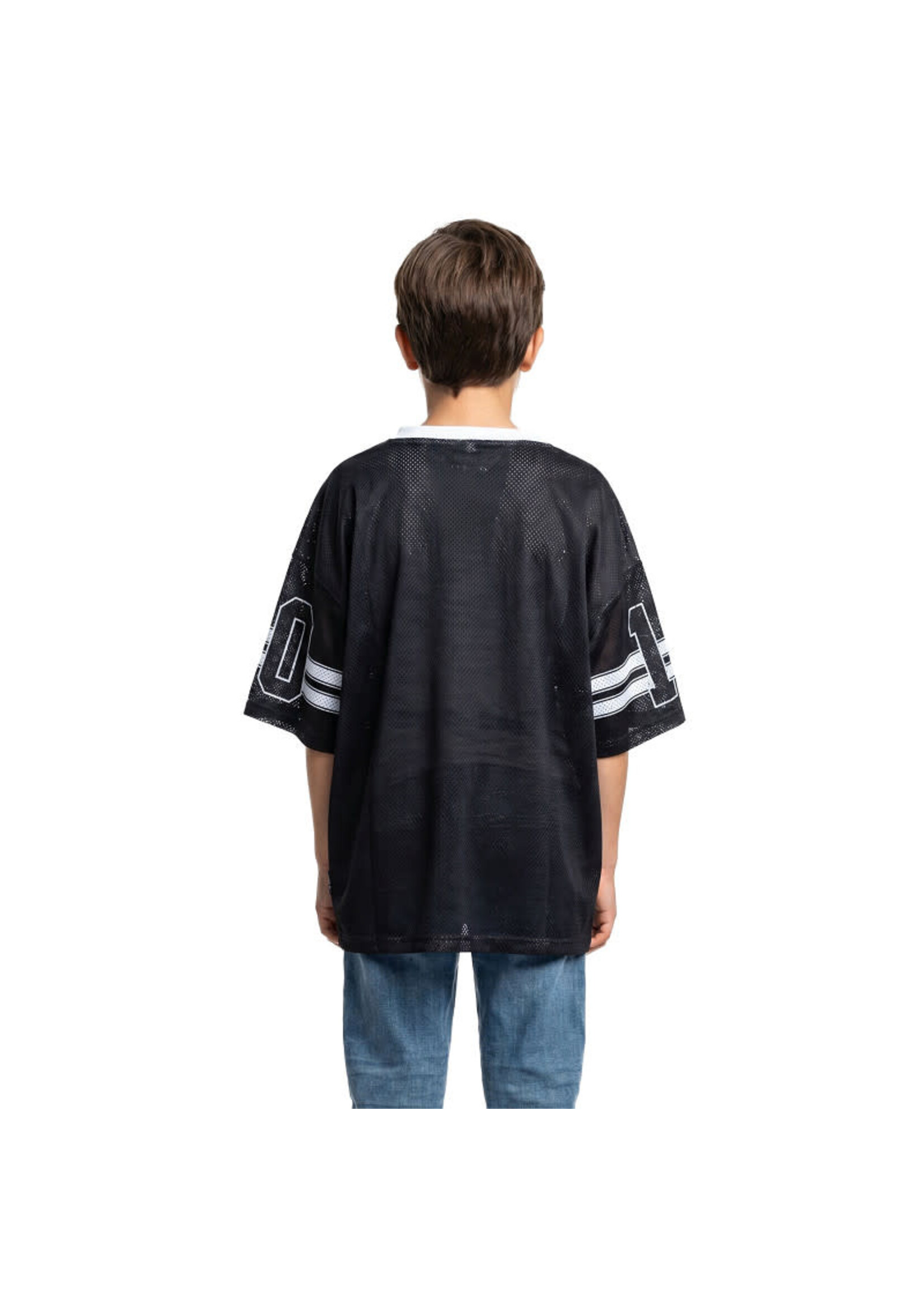 Wilbers & Wilbers Zwart oversized ijshockeyshirt maat 152/164