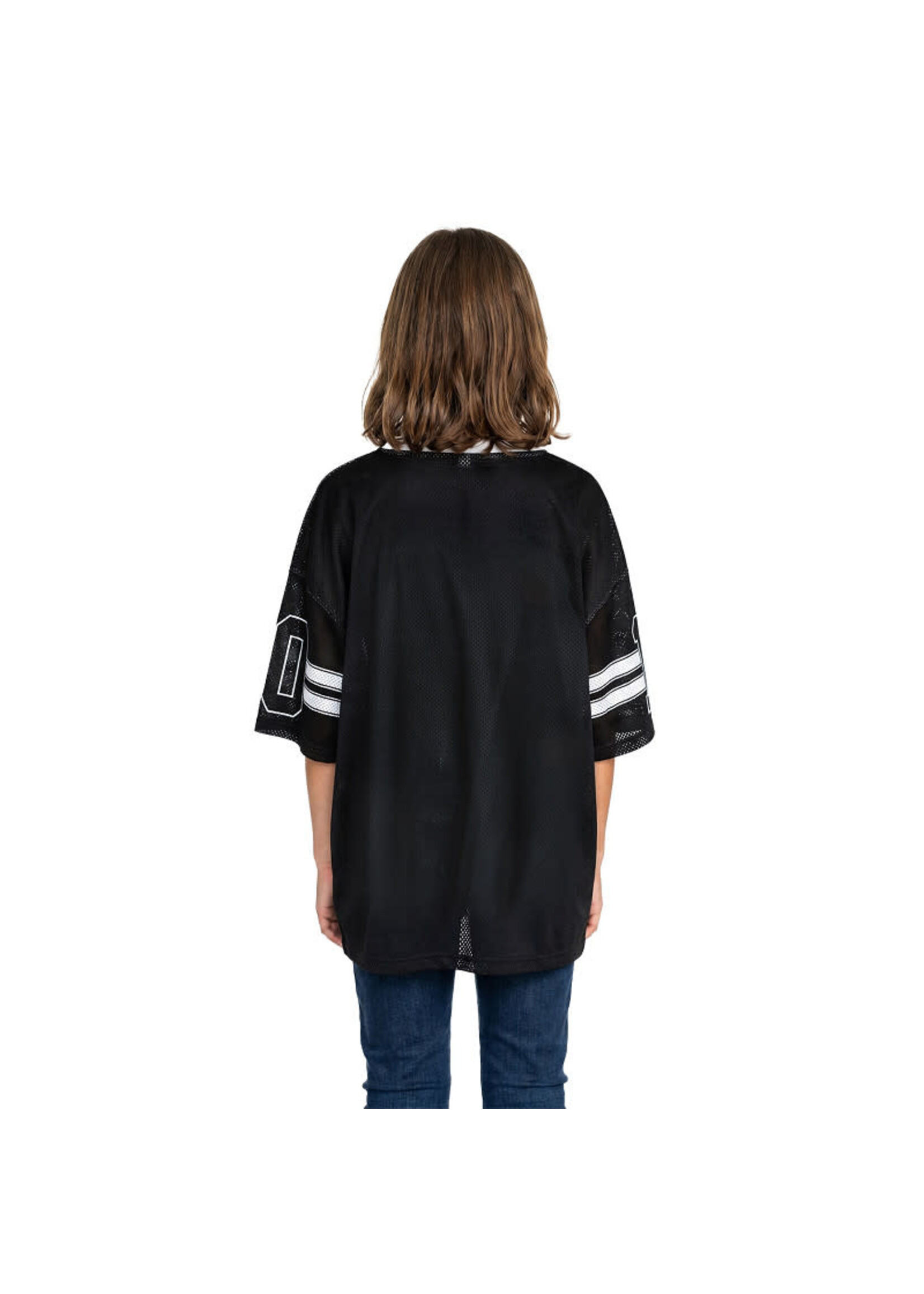 Wilbers & Wilbers Zwart oversized ijshockeyshirt maat 152/164