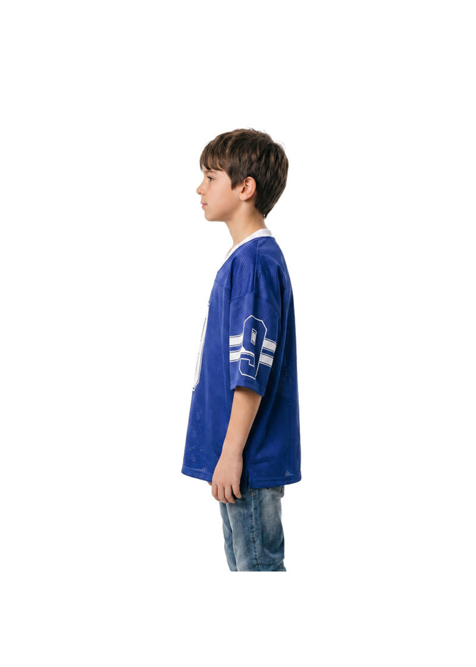 Wilbers & Wilbers Blauw oversized ijshockeyshirt maat 152/164
