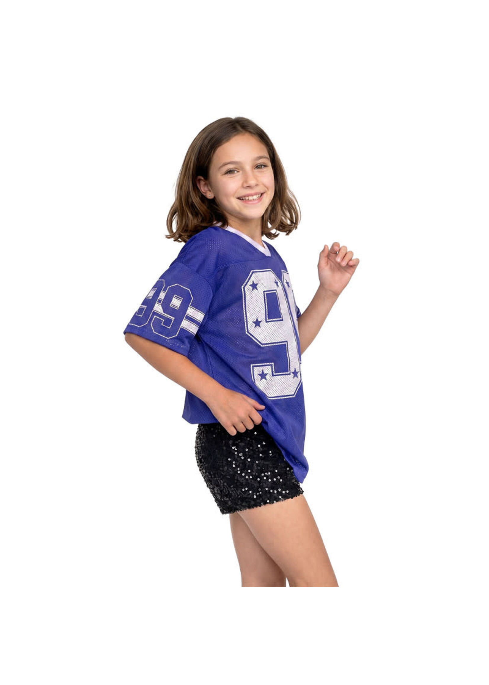 Wilbers & Wilbers Blauw oversized ijshockeyshirt maat 152/164