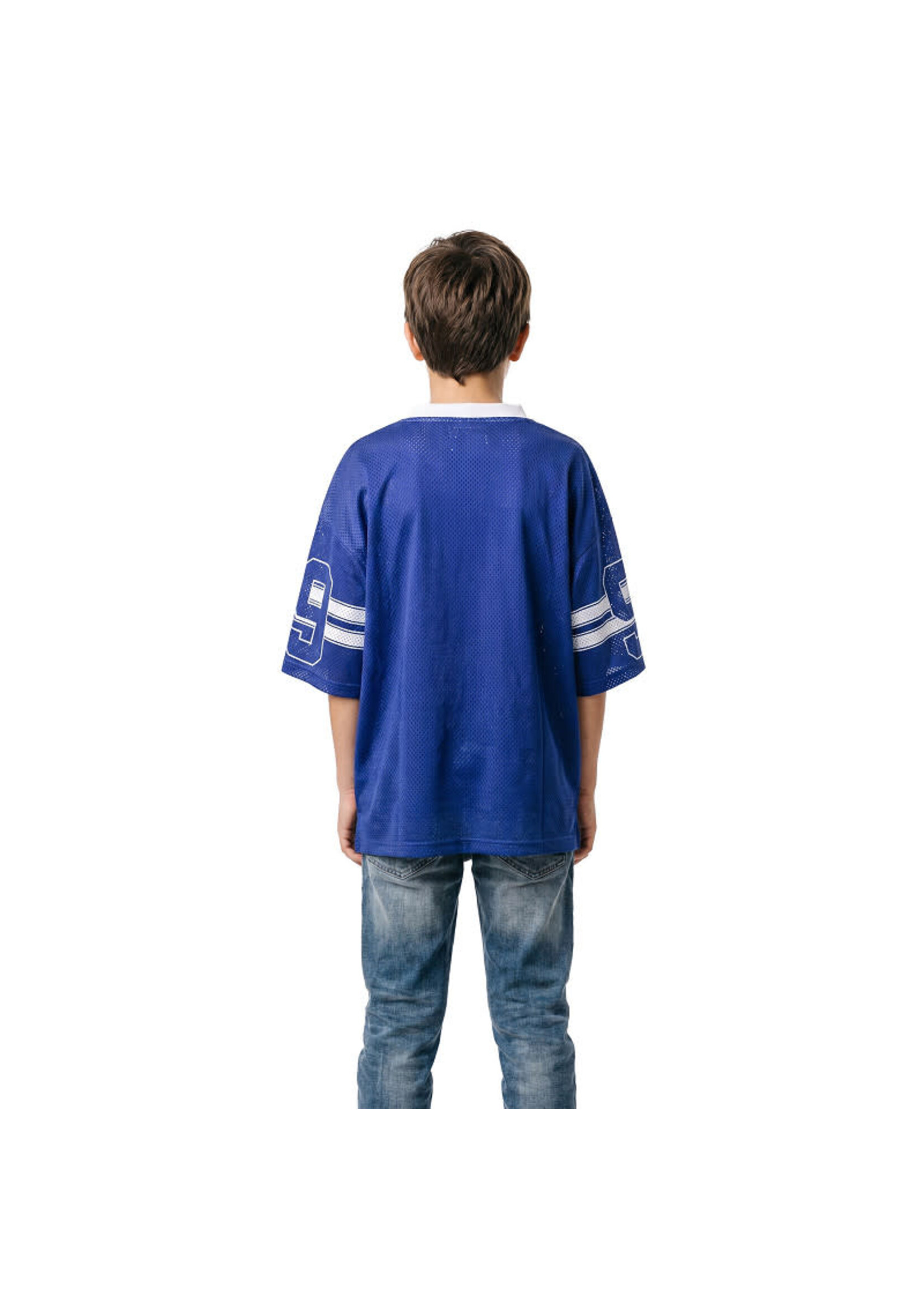 Wilbers & Wilbers Blauw oversized ijshockeyshirt maat 152/164