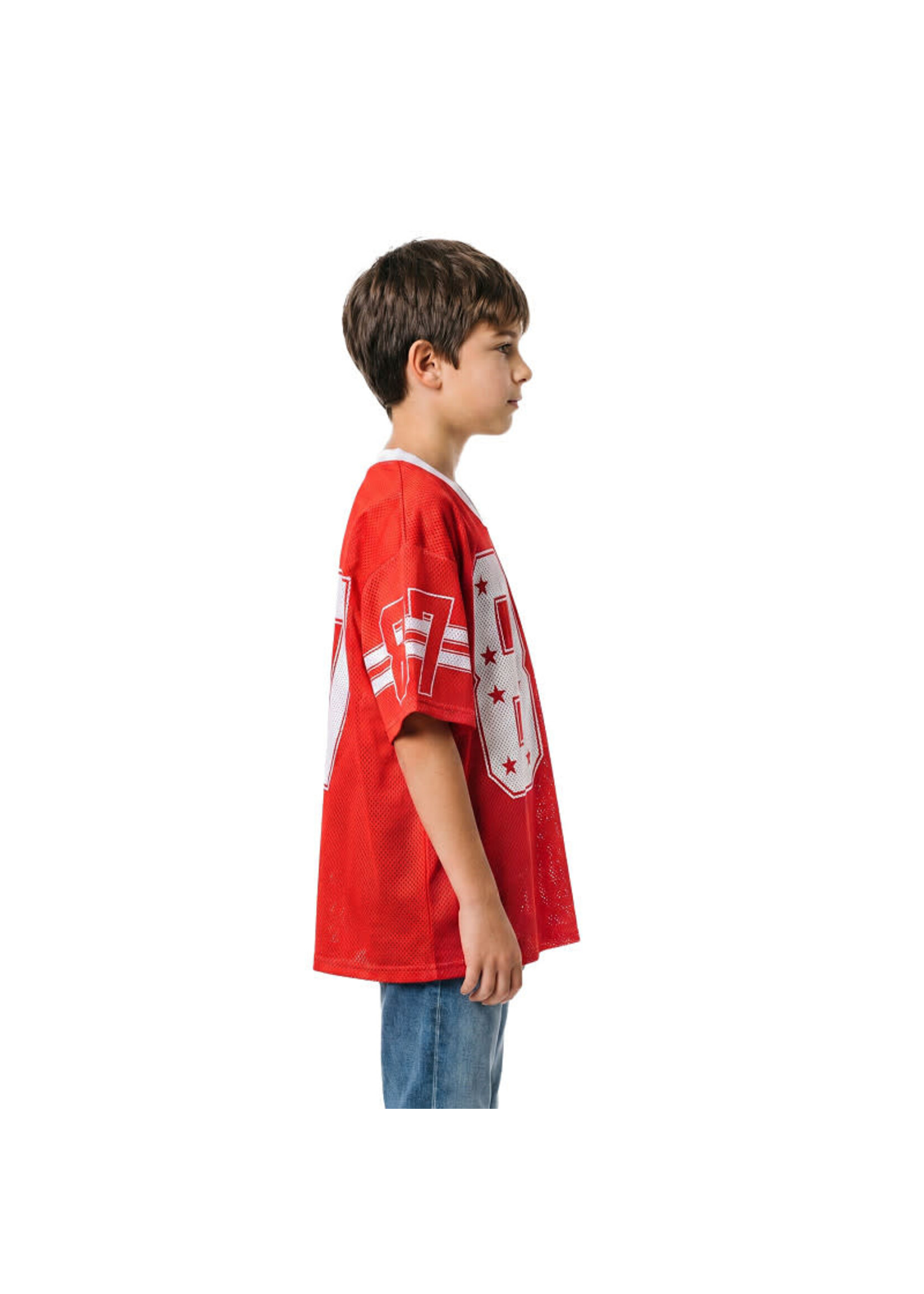 Wilbers & Wilbers Rood oversized ijshockeyshirt maat 152/164