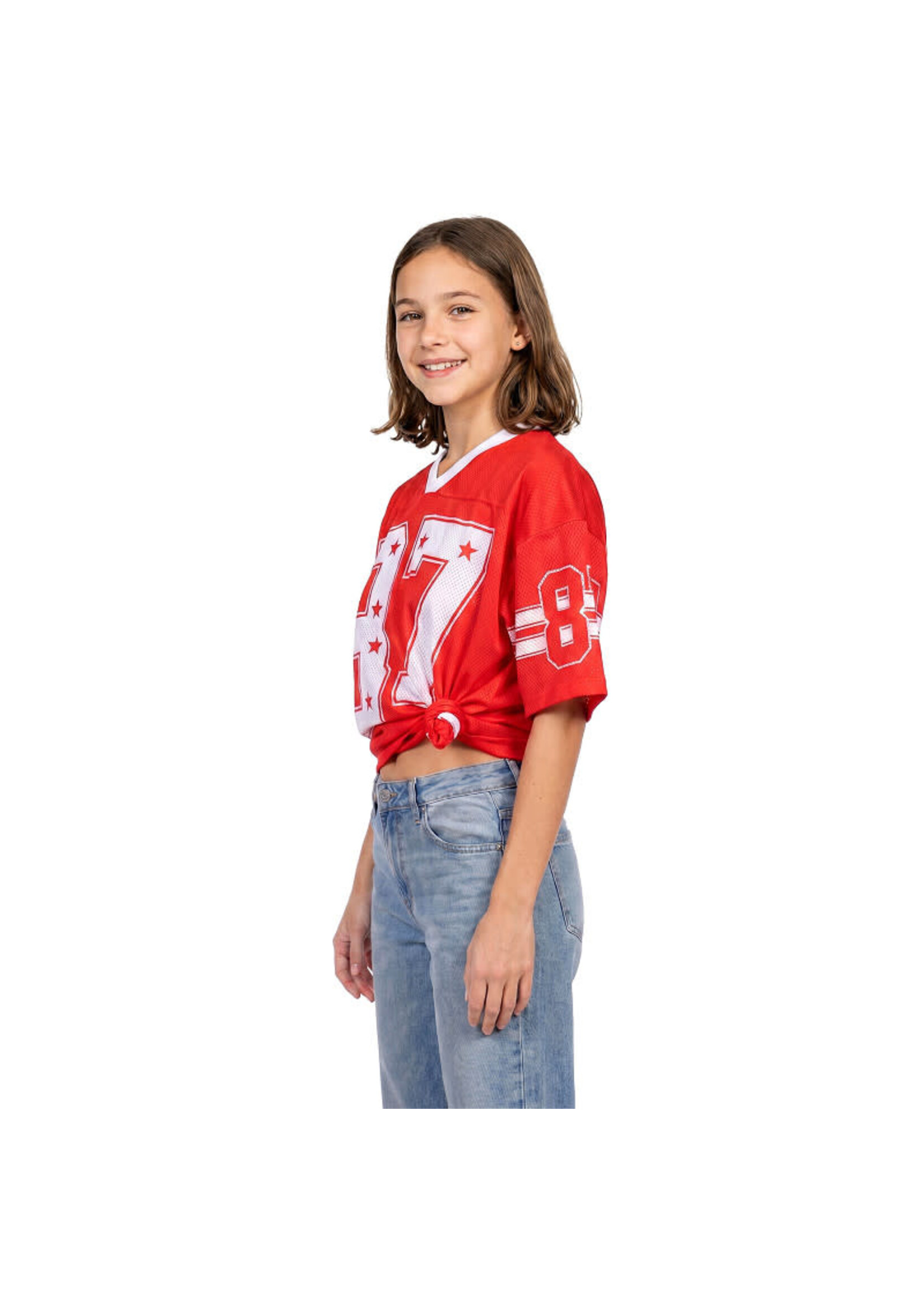 Wilbers & Wilbers Rood oversized ijshockeyshirt maat 152/164