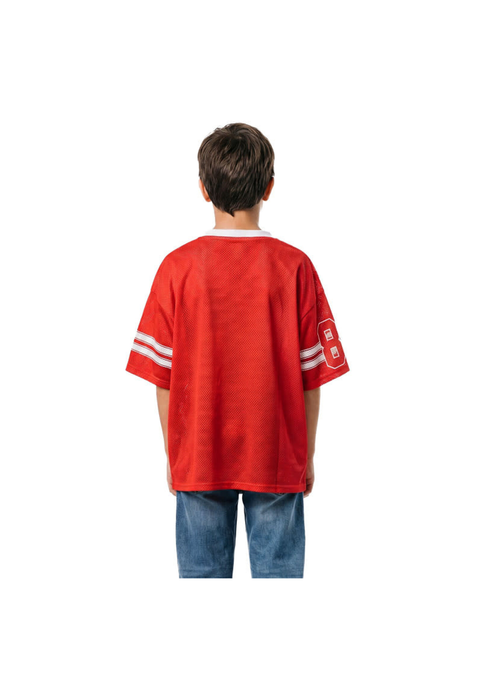 Wilbers & Wilbers Rood oversized ijshockeyshirt maat 152/164