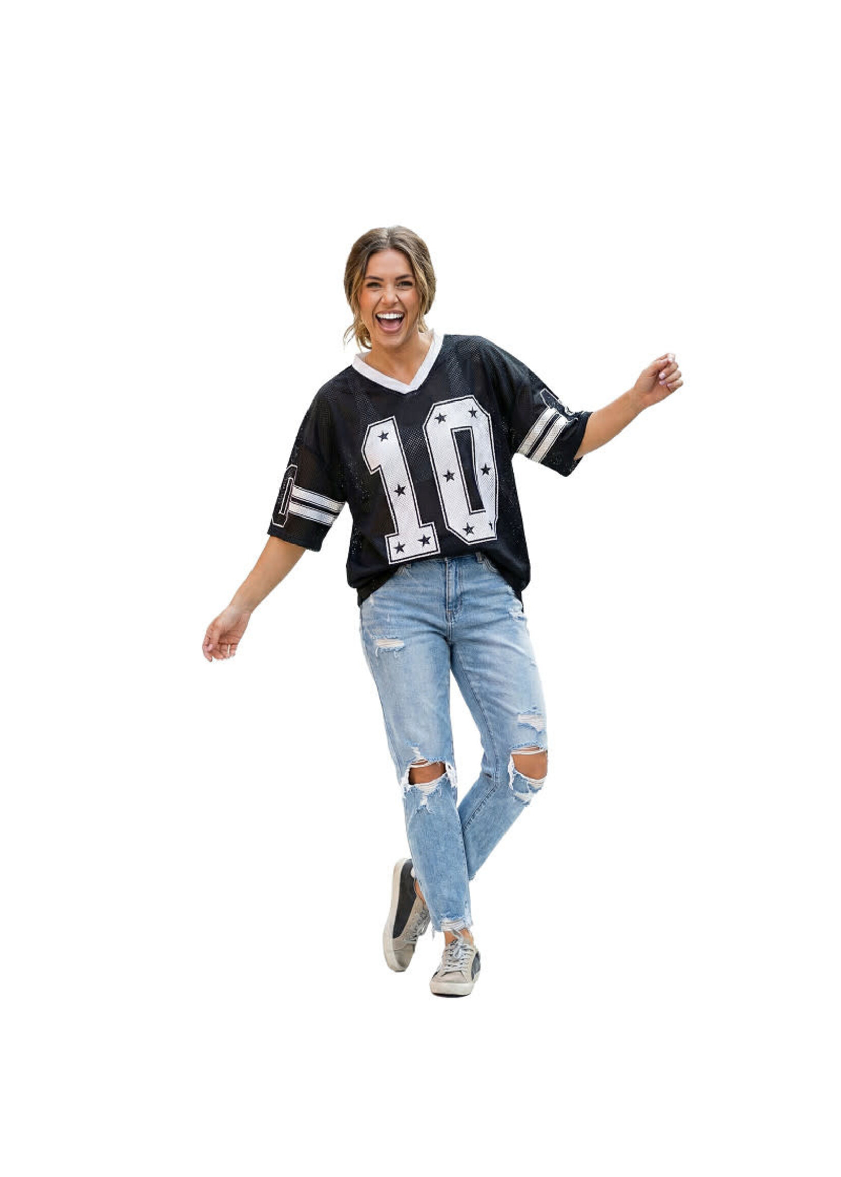 Wilbers & Wilbers Zwart oversized ijshockeyshirt