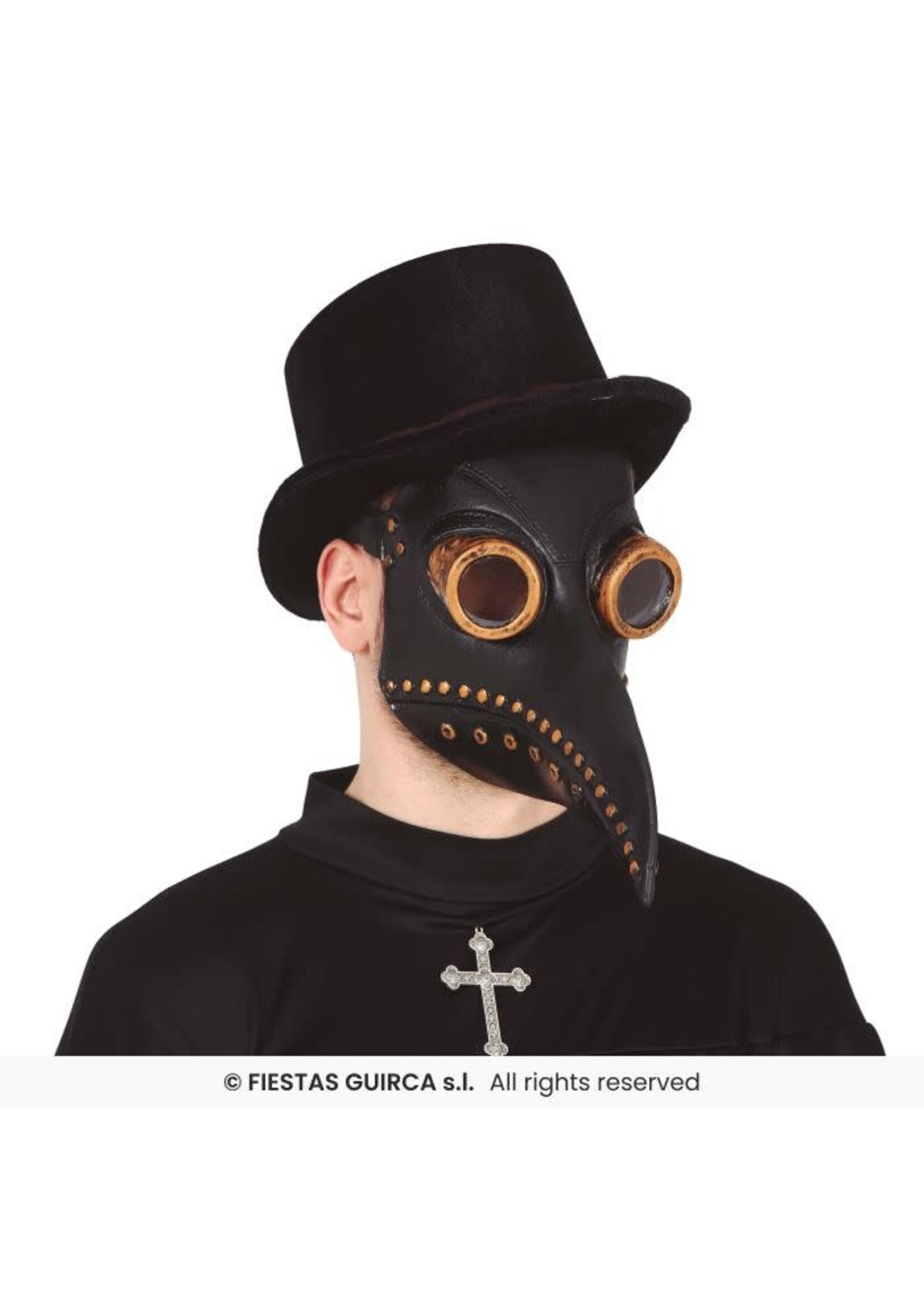 Fiestas Guirca Pestdoktersmasker van latex