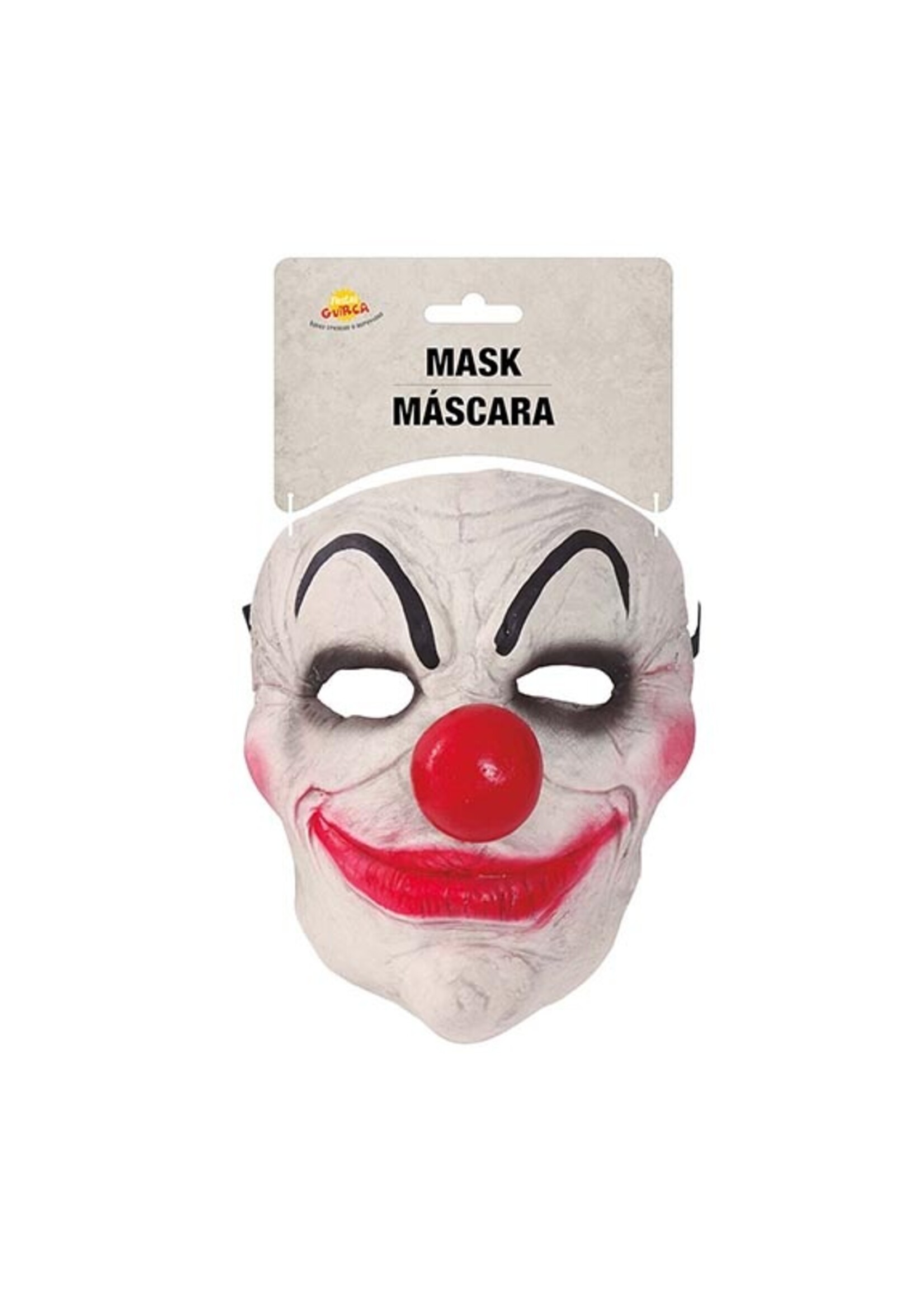 Fiestas Guirca Latex half clownmasker