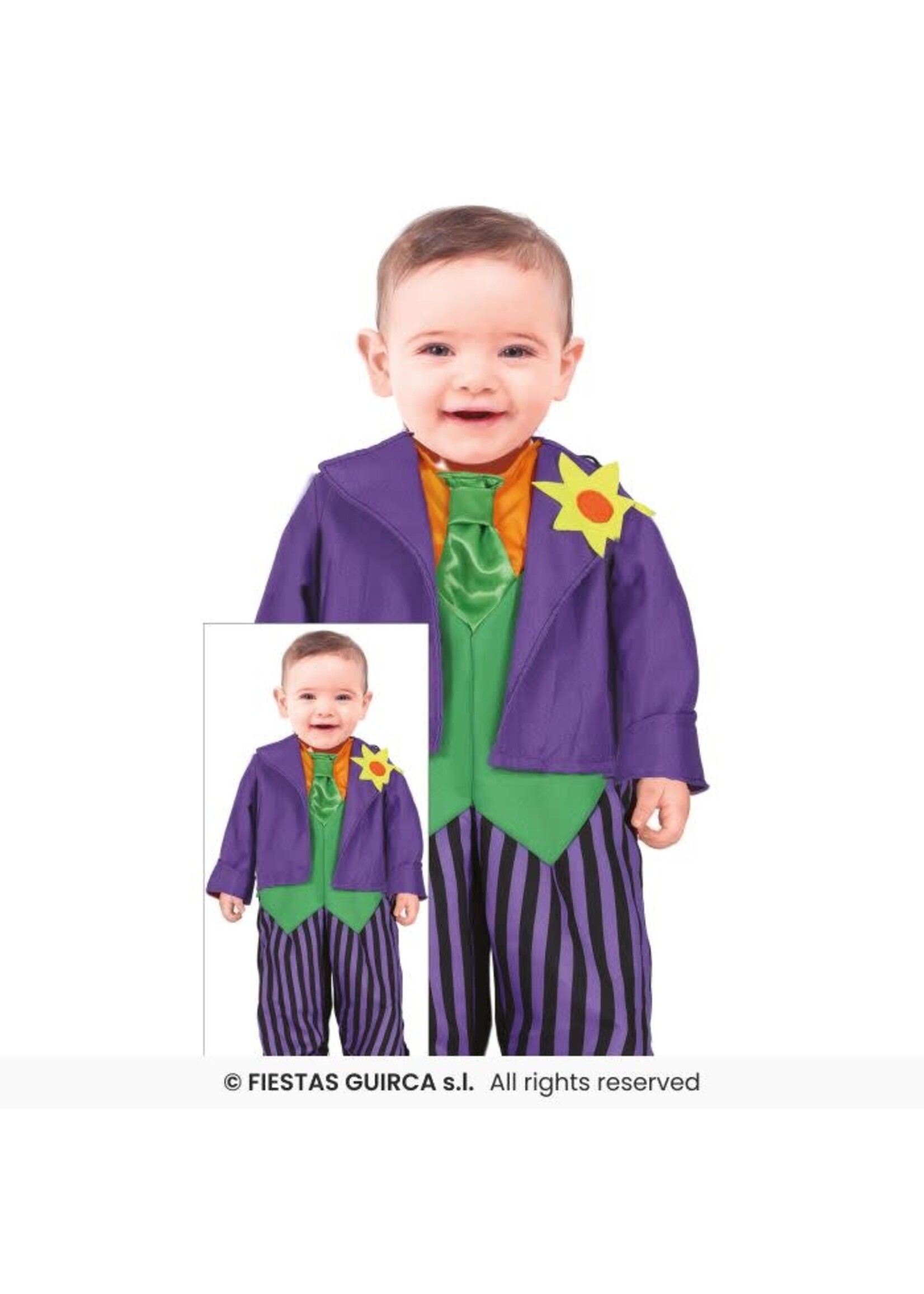 Fiestas Guirca Babykostuum gekke joker