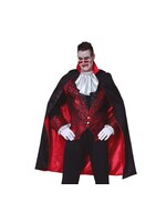 Fiestas Guirca Cape vampier zwart/rood 115 cm