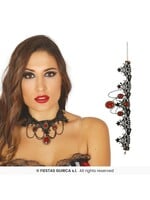 Fiestas Guirca Robijnen choker ketting