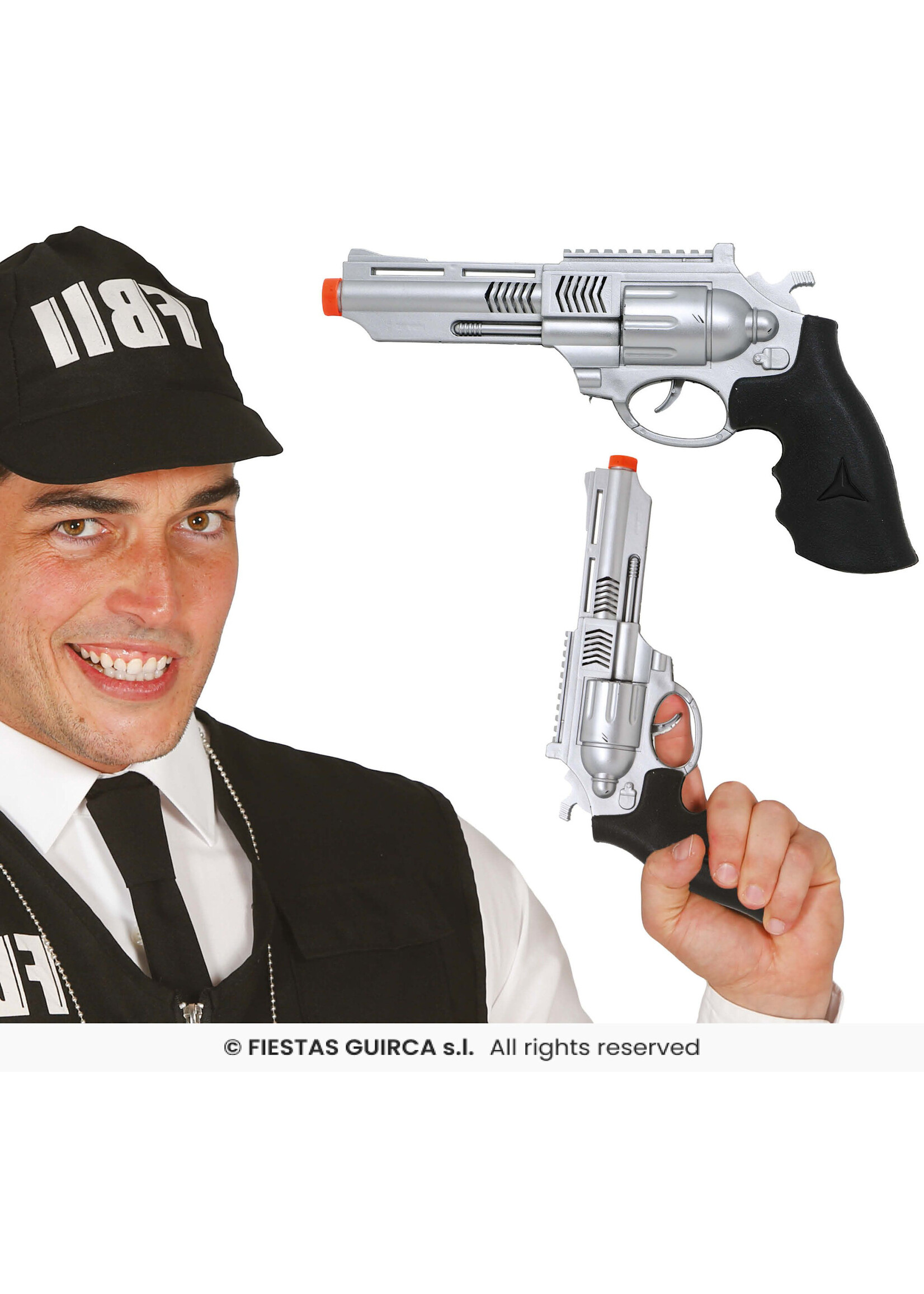 Fiestas Guirca Revolver FBI