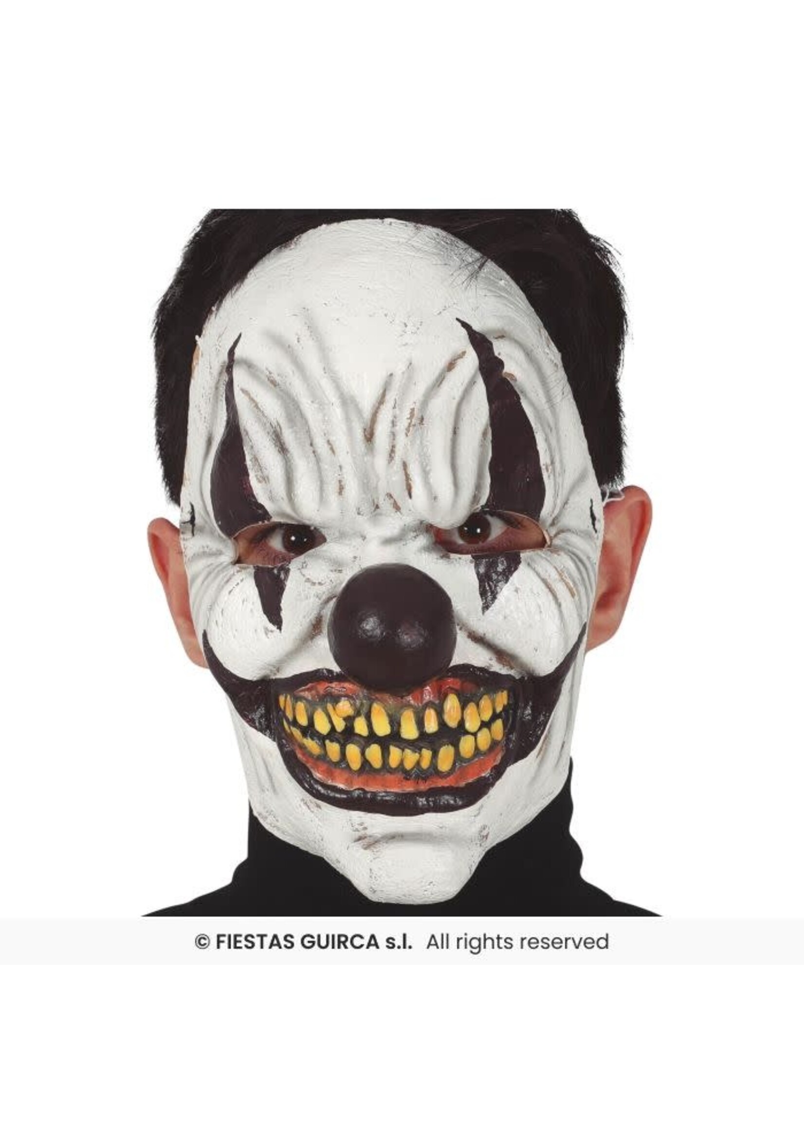 Fiestas Guirca Latex clownmasker