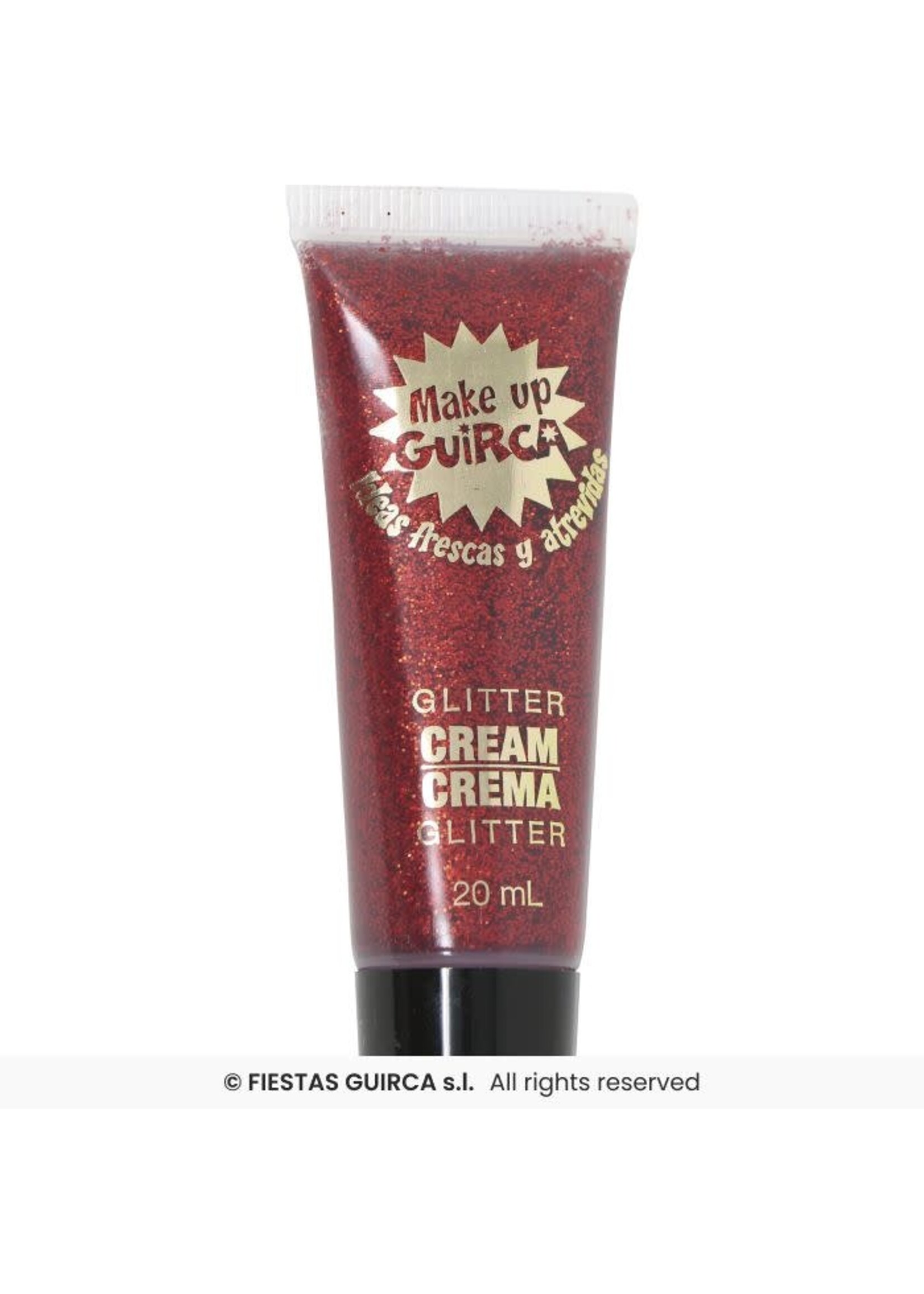 Fiestas Guirca Make-up rood glitter