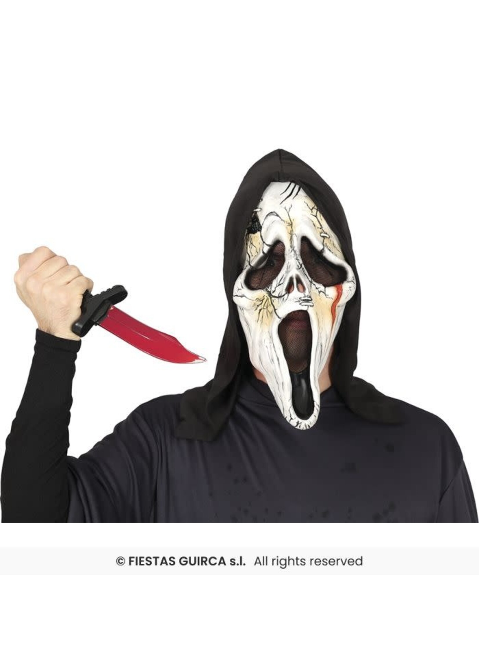 Fiestas Guirca Mes met bloed
