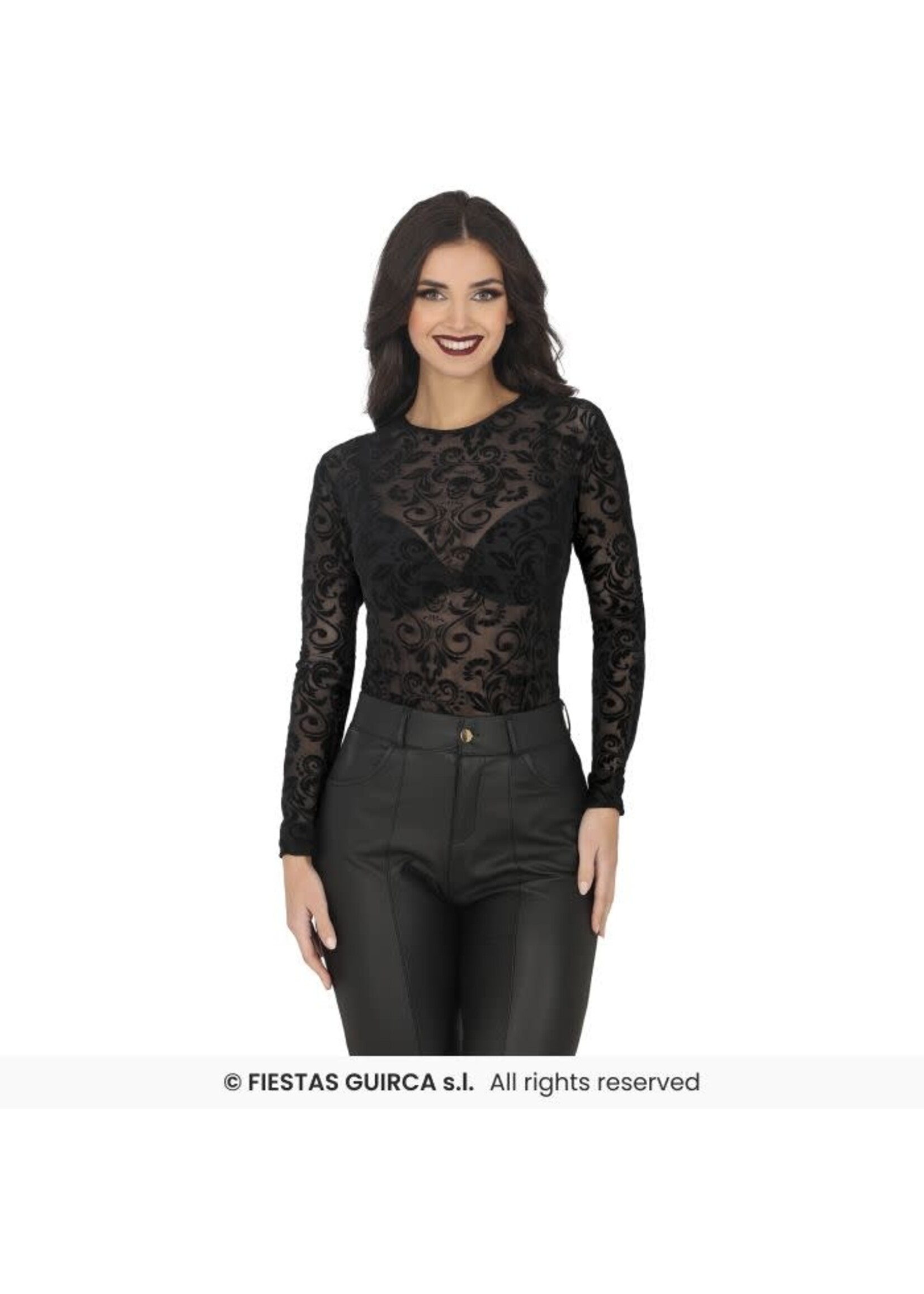 Feestkleding Breda Open schedel shirt