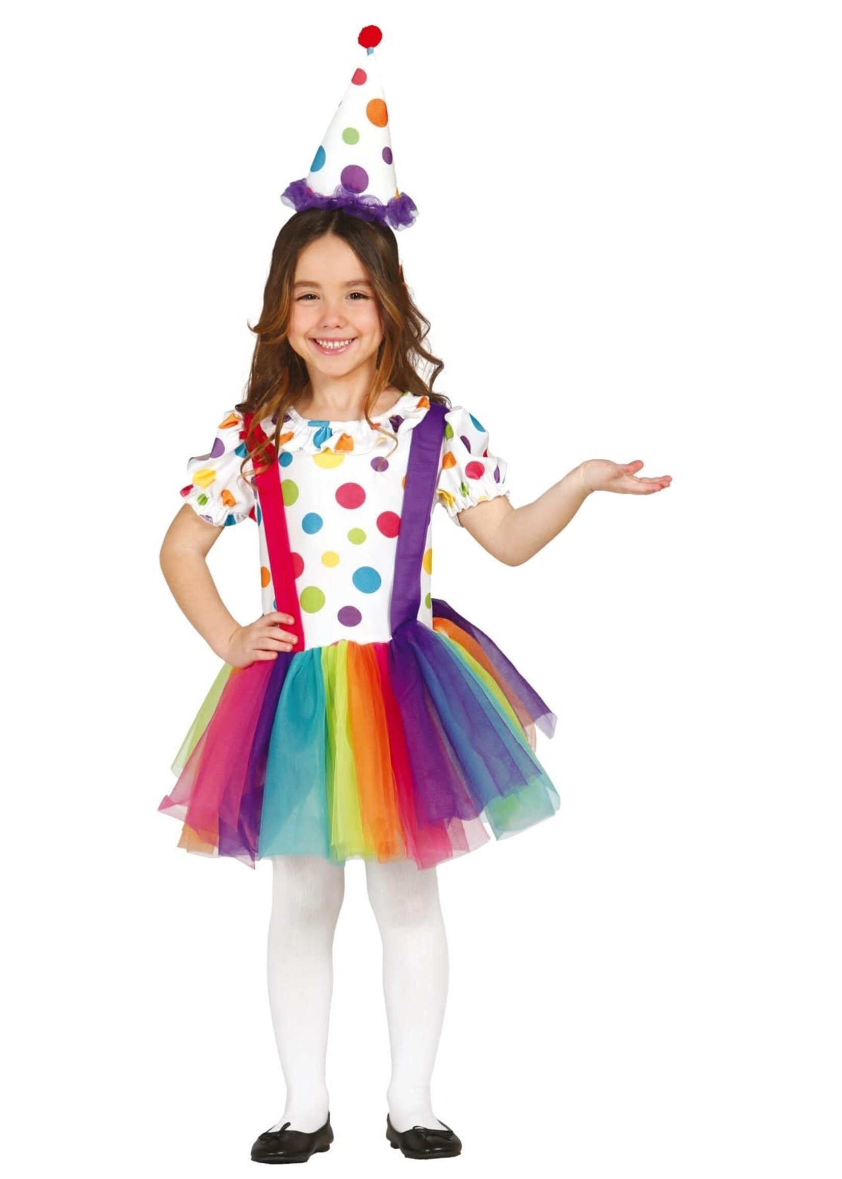 Feestkleding Breda Clown jurk  meisje