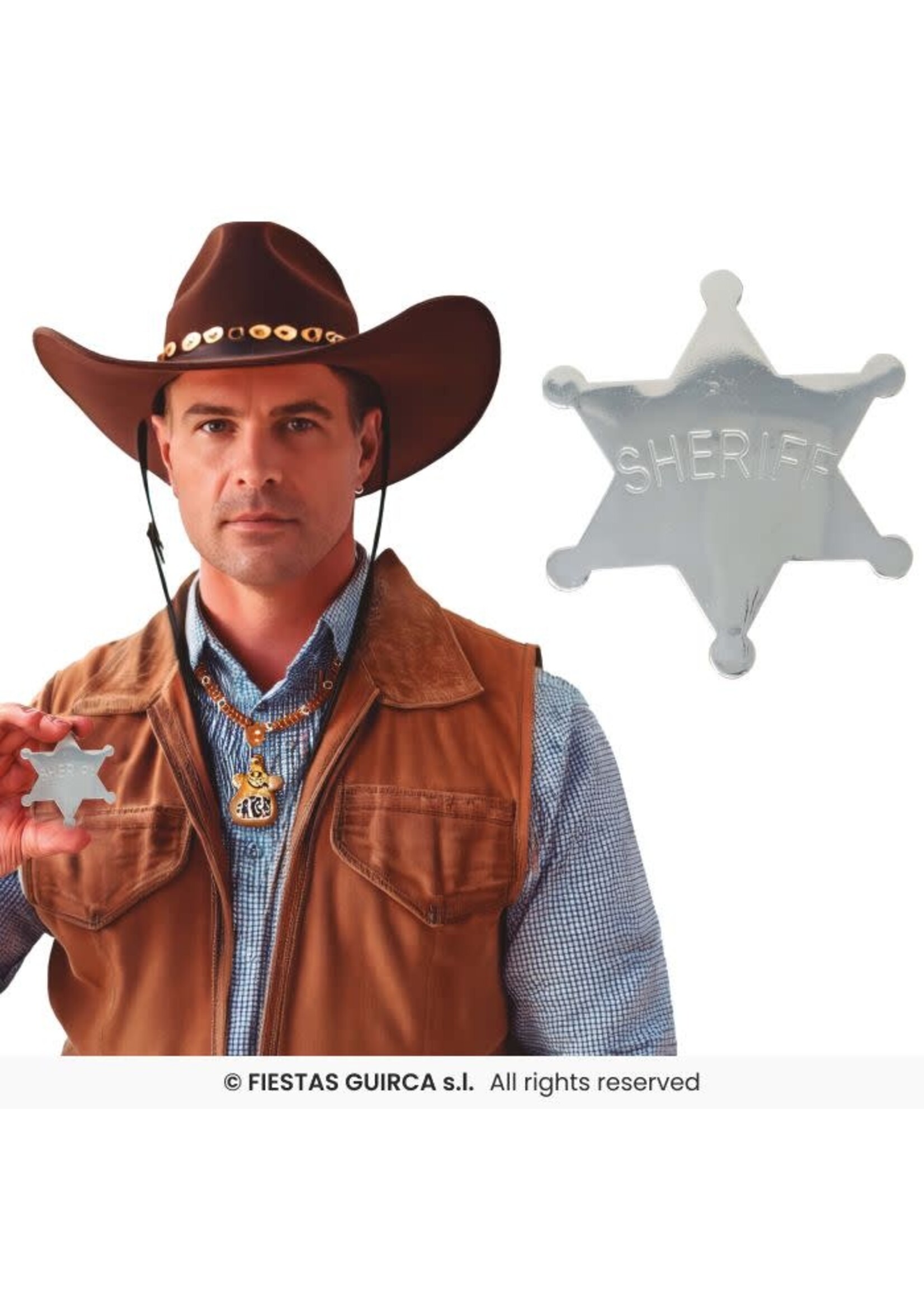 Fiestas Guirca Sheriff ster zilver