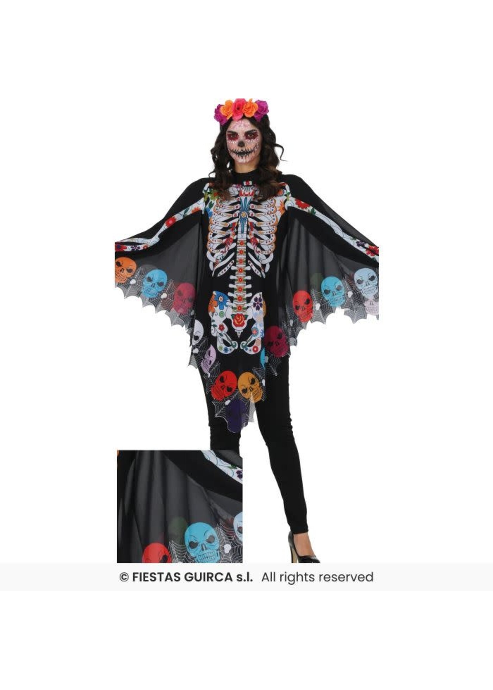 Fiestas Guirca Day of the Dead poncho
