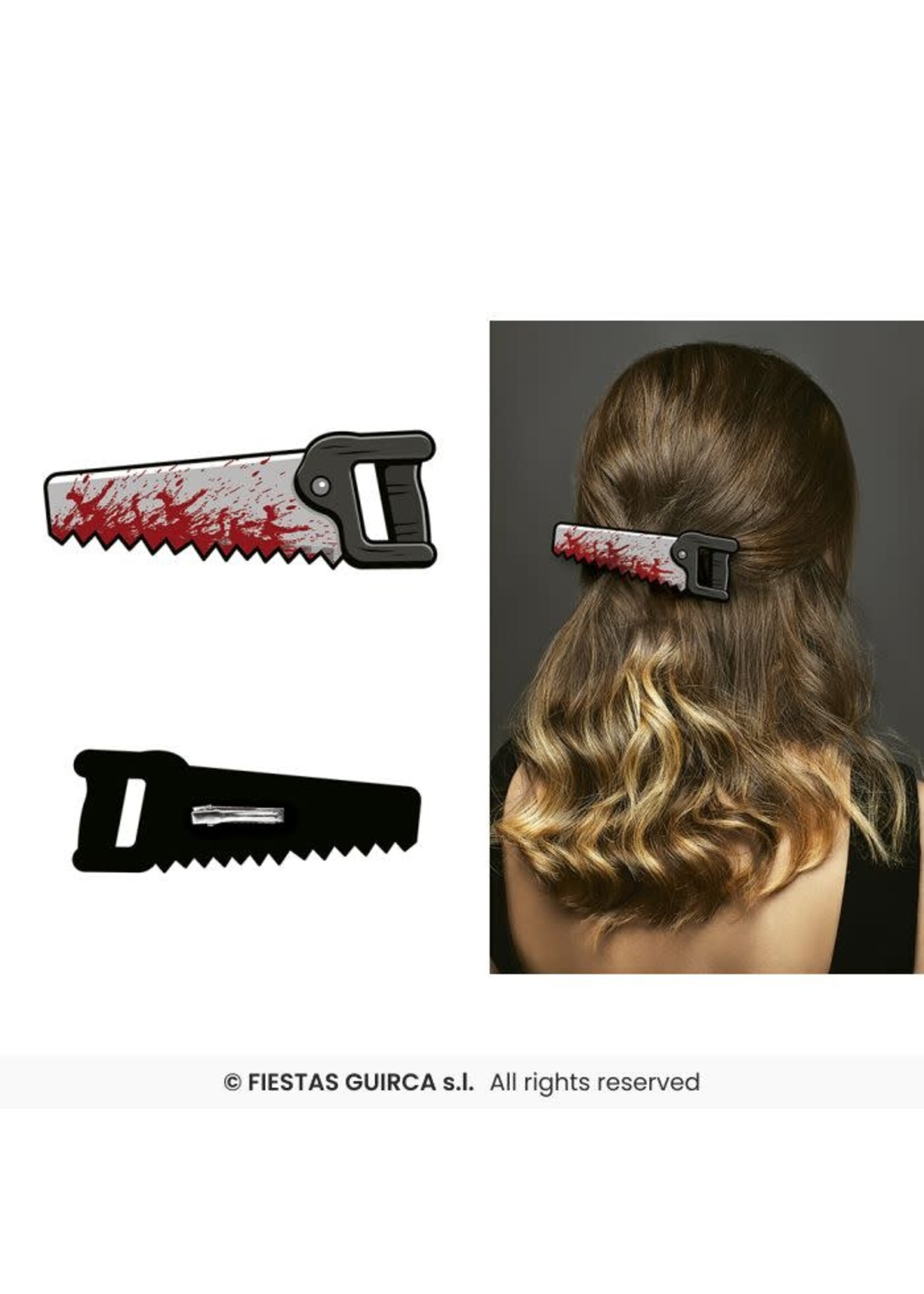 Fiestas Guirca Haarclip met zaag