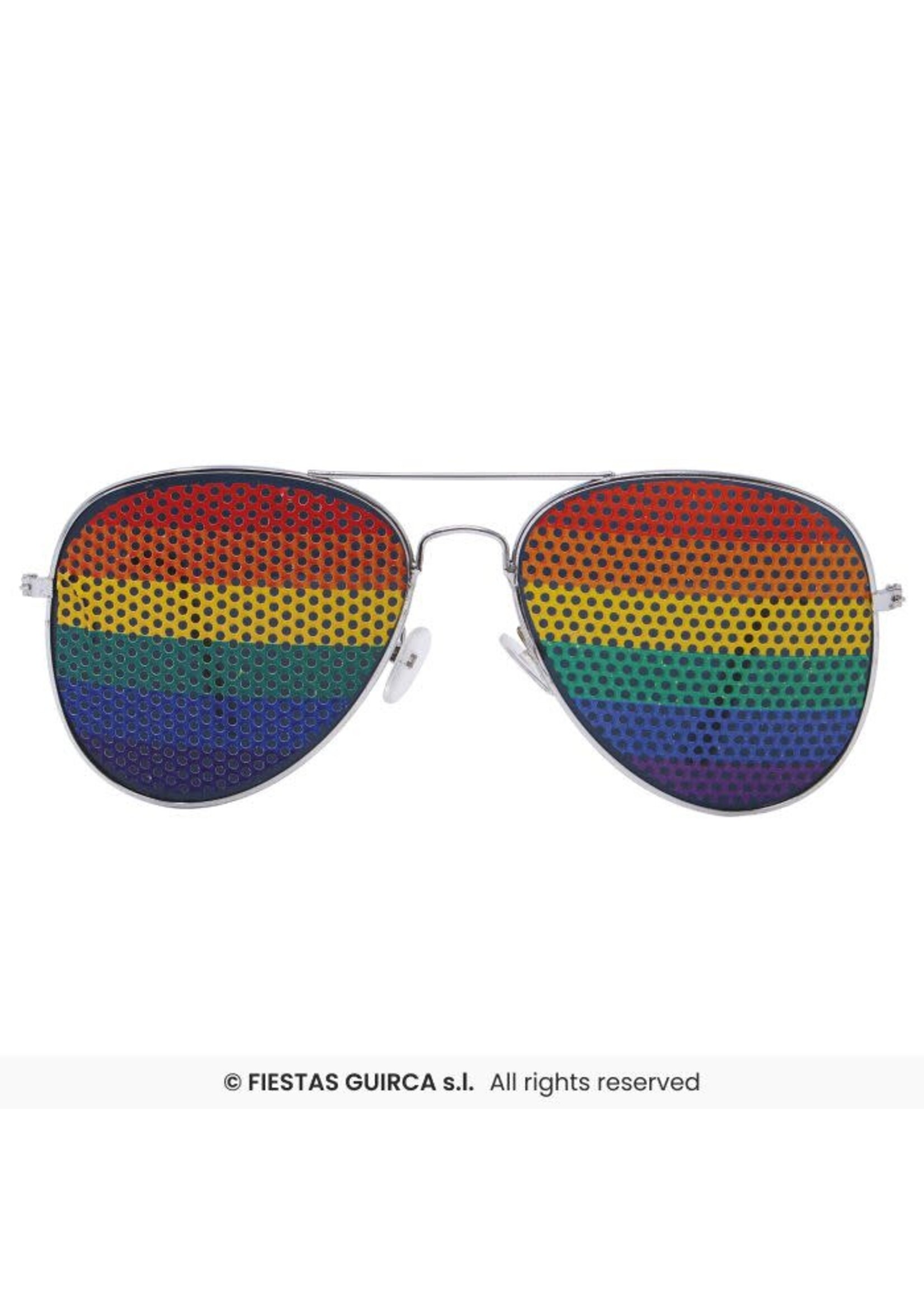 Fiestas Guirca Bril piloot regenboog