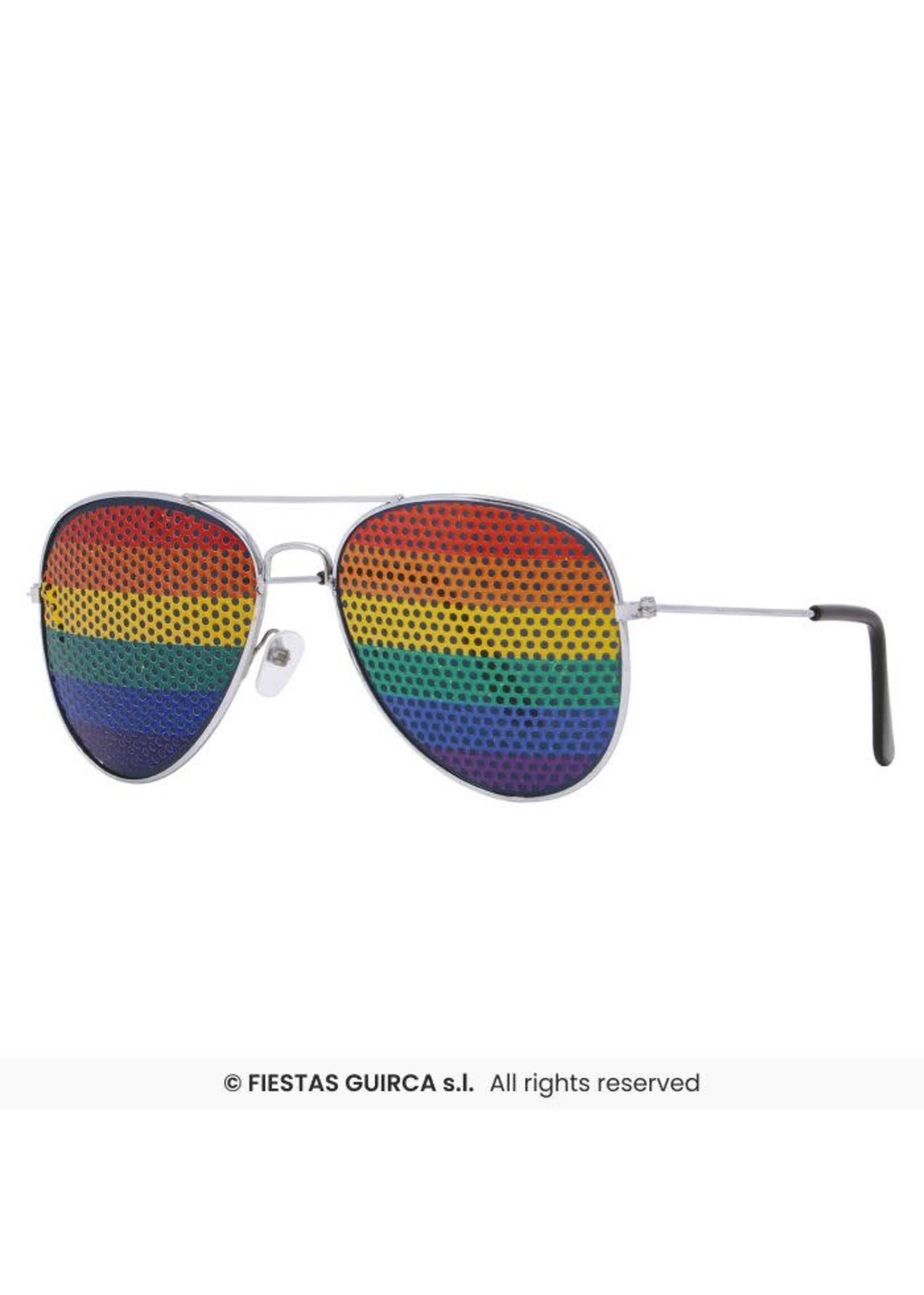 Fiestas Guirca Bril piloot regenboog
