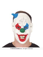 Fiestas Guirca Lachend horrorclownmasker van schuim