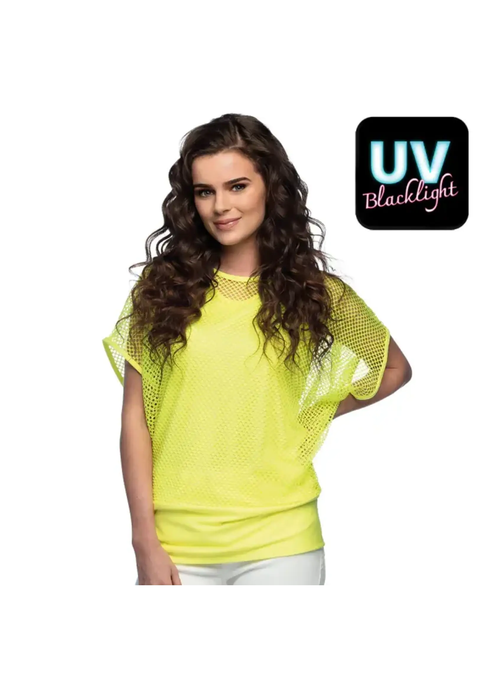 Boland Visnet top neongeel (M/L)