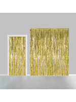 We Fiesta Party Deurgordijn goud 100 x 240cm