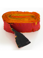 We Fiesta Party Crepe guirlande brandvertragend rood / geel / zwart