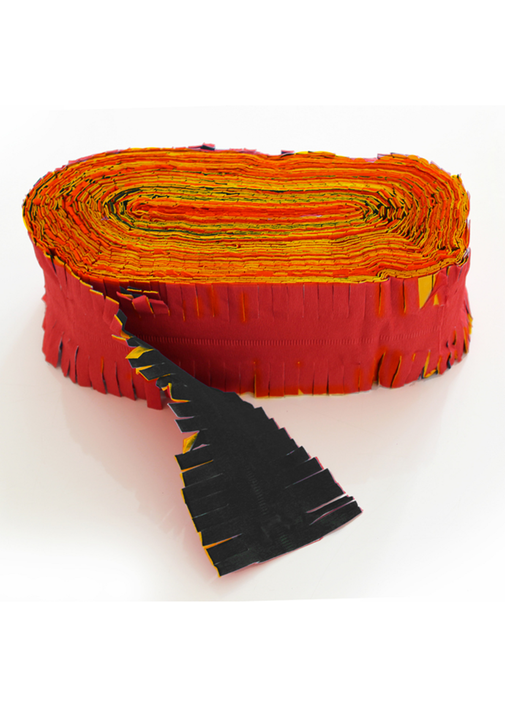 We Fiesta Party Crepe guirlande brandvertragend rood / geel / zwart