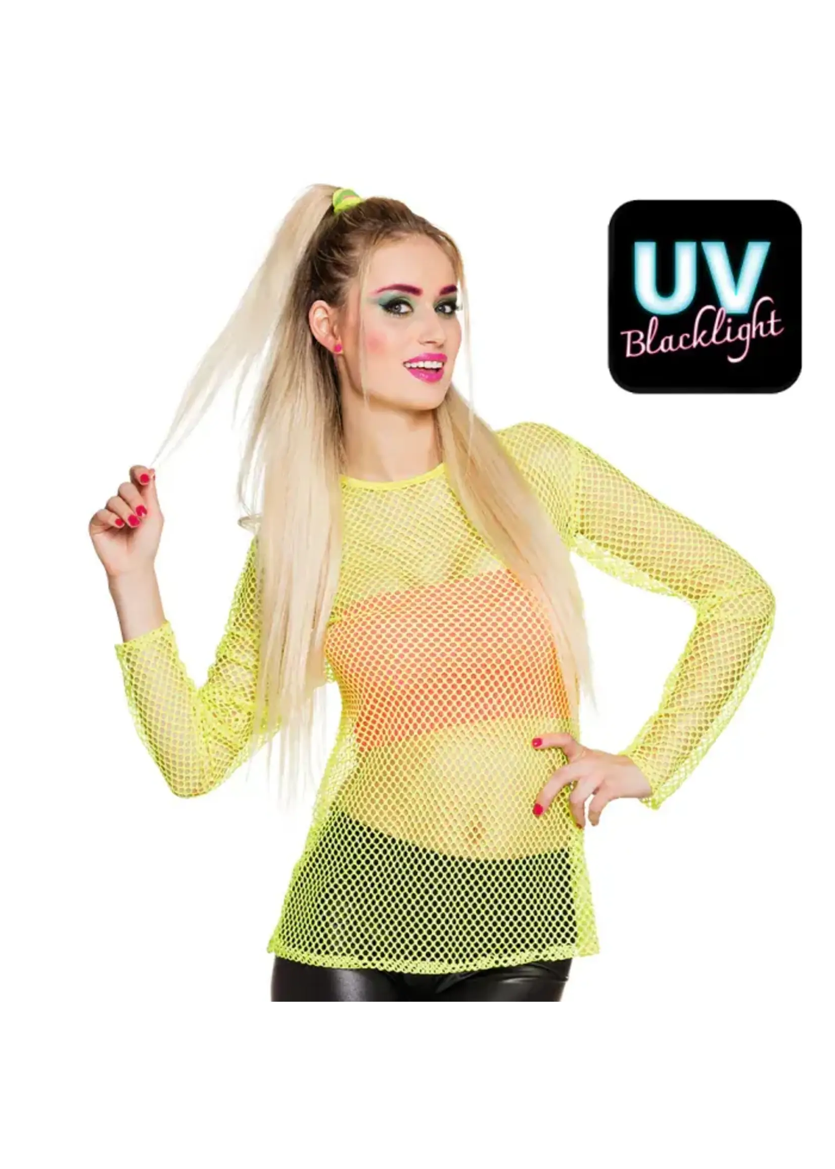 Boland Visnet shirt neongeel One Size