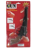 Feestkleding Breda Revolver cowboy zwart 8 schots