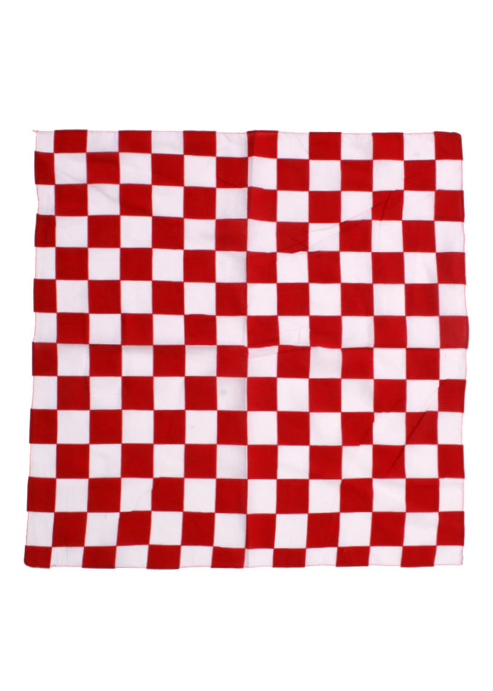 PartyXplosion Bandana rood/wit Brabant afm. 56 x 56 cm