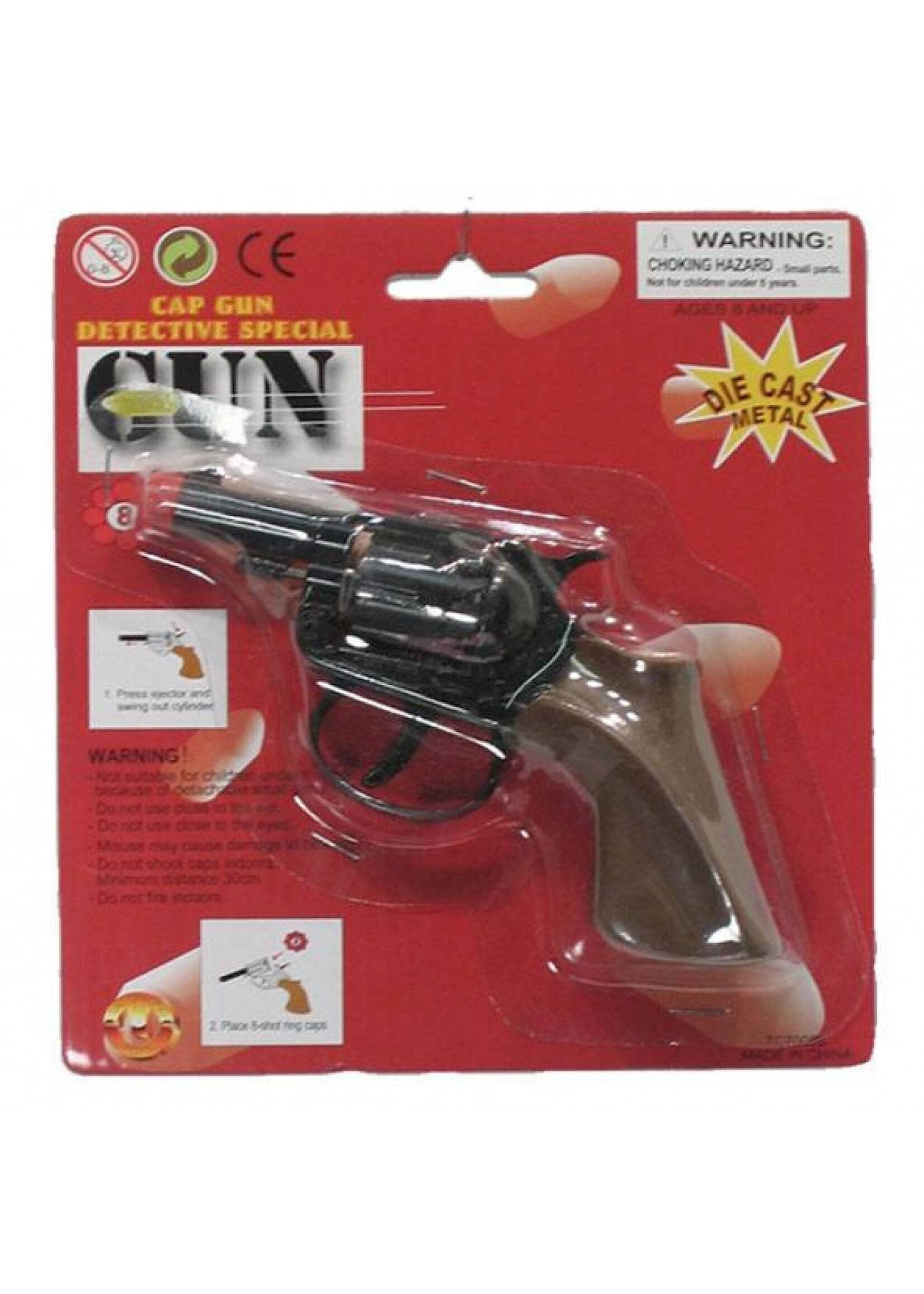 Feestkleding Breda Revolver detective 8-schots