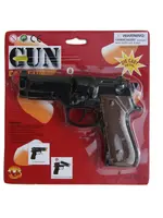 Feestkleding Breda Pistool zwart 8-schots