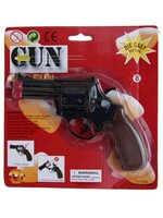 Feestkleding Breda Revolver politie zwart 8-schots