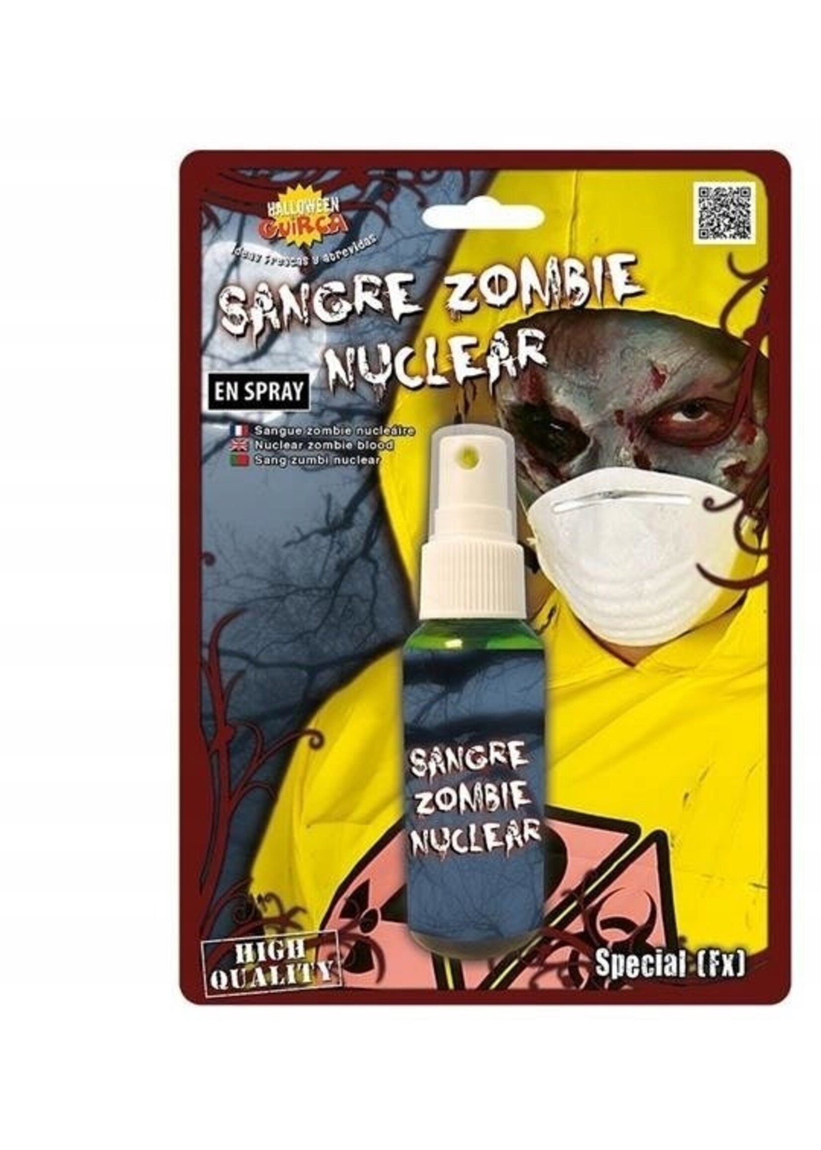 Fiestas Guirca Bloedspray zombie groen