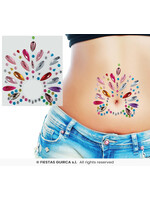 Fiestas Guirca Huidsticker navel steentjes