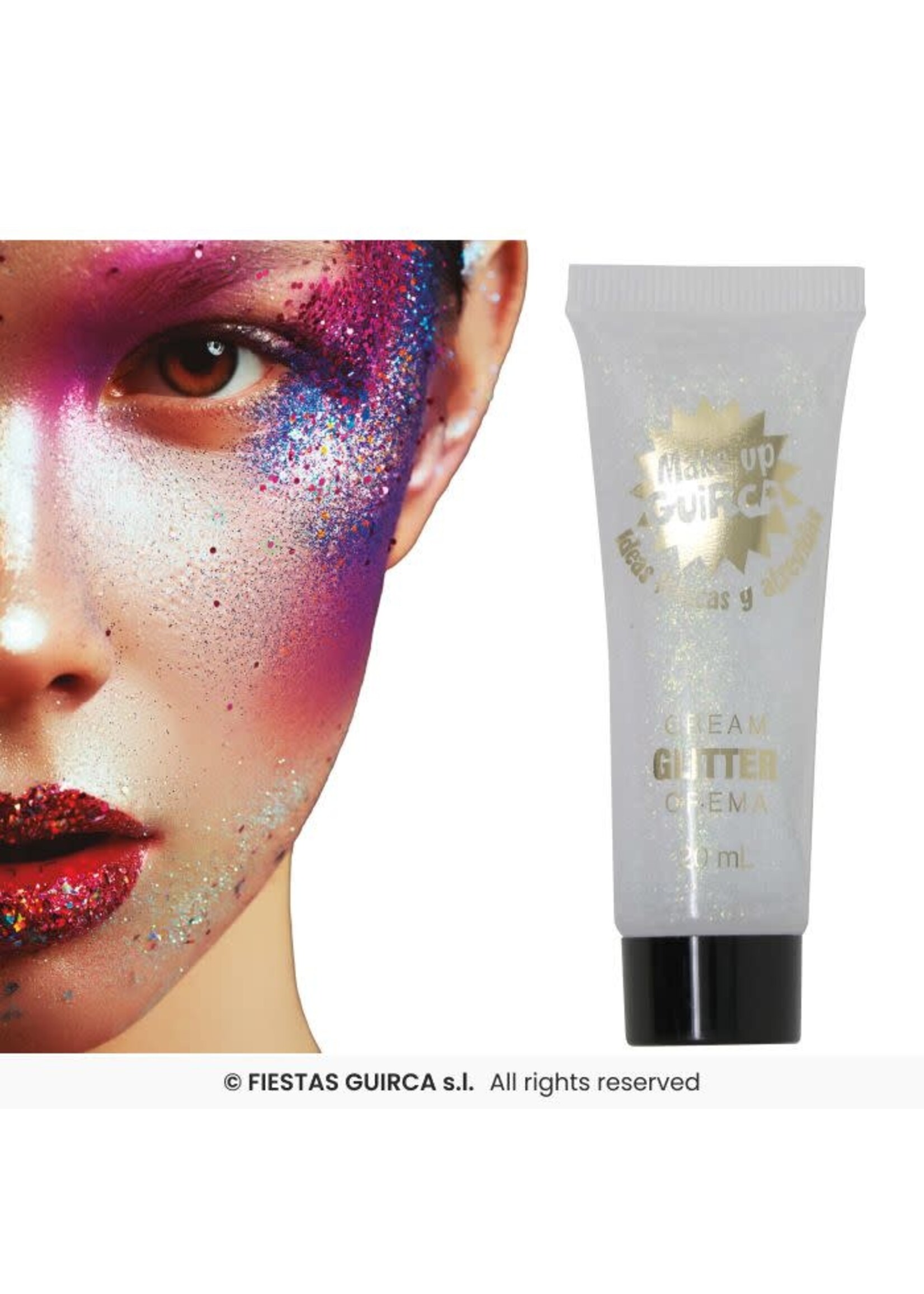 Fiestas Guirca Make-up iris glitter