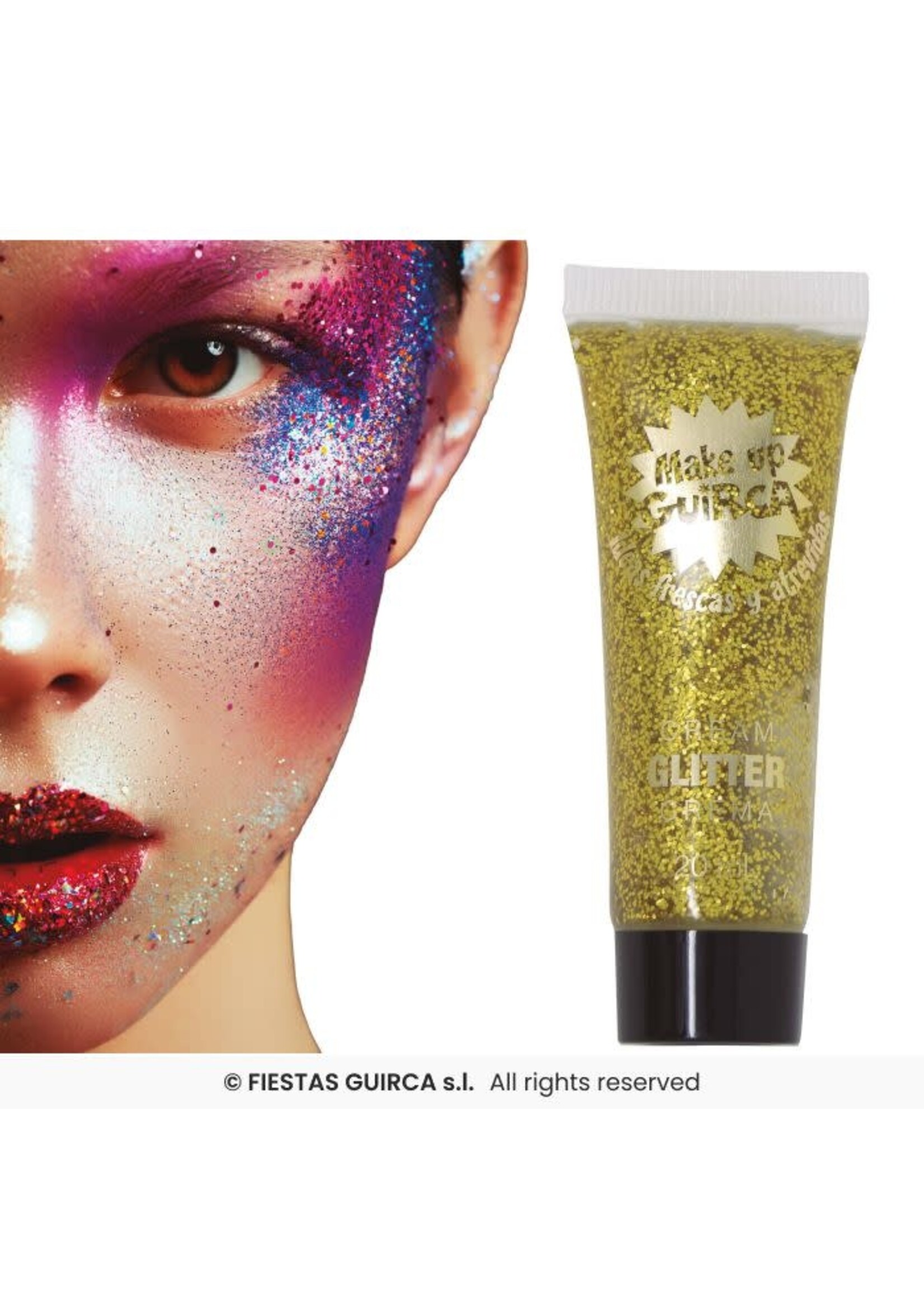 Fiestas Guirca Make-up goud glitter