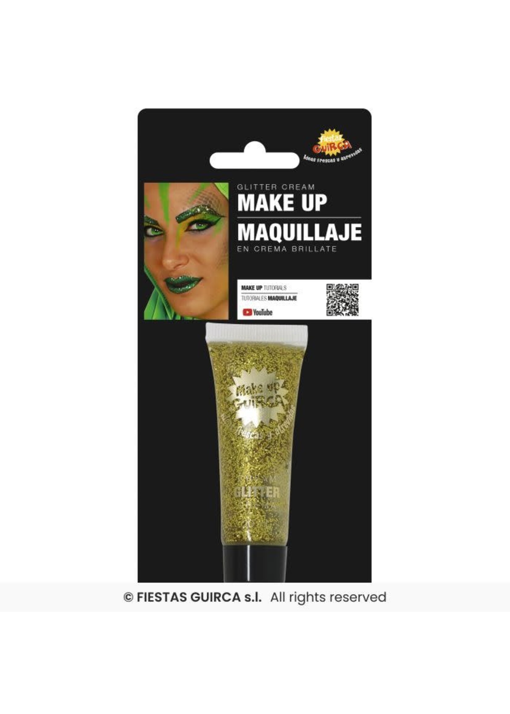 Fiestas Guirca Make-up goud glitter