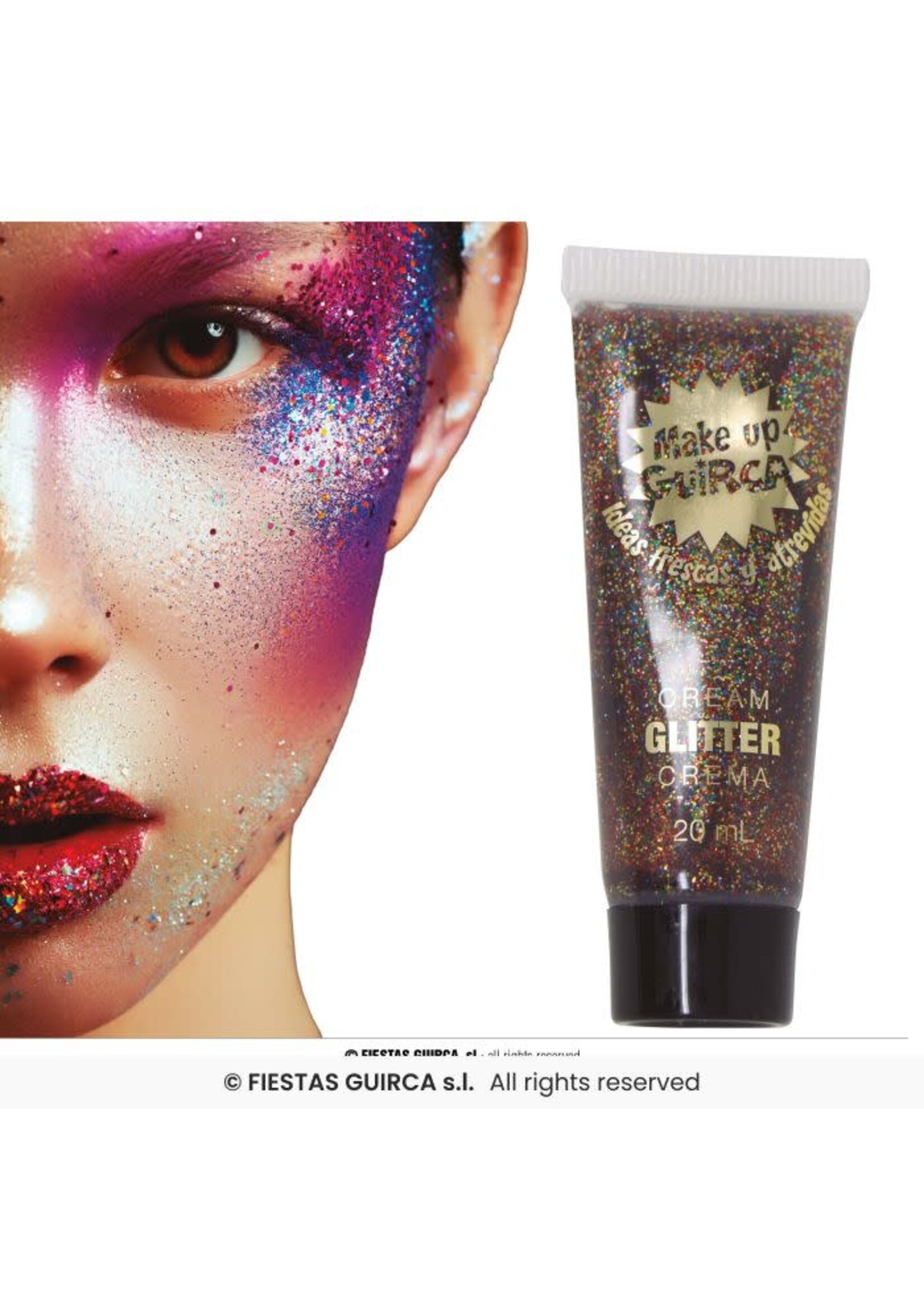 Fiestas Guirca Make-up kleurenmix glitter