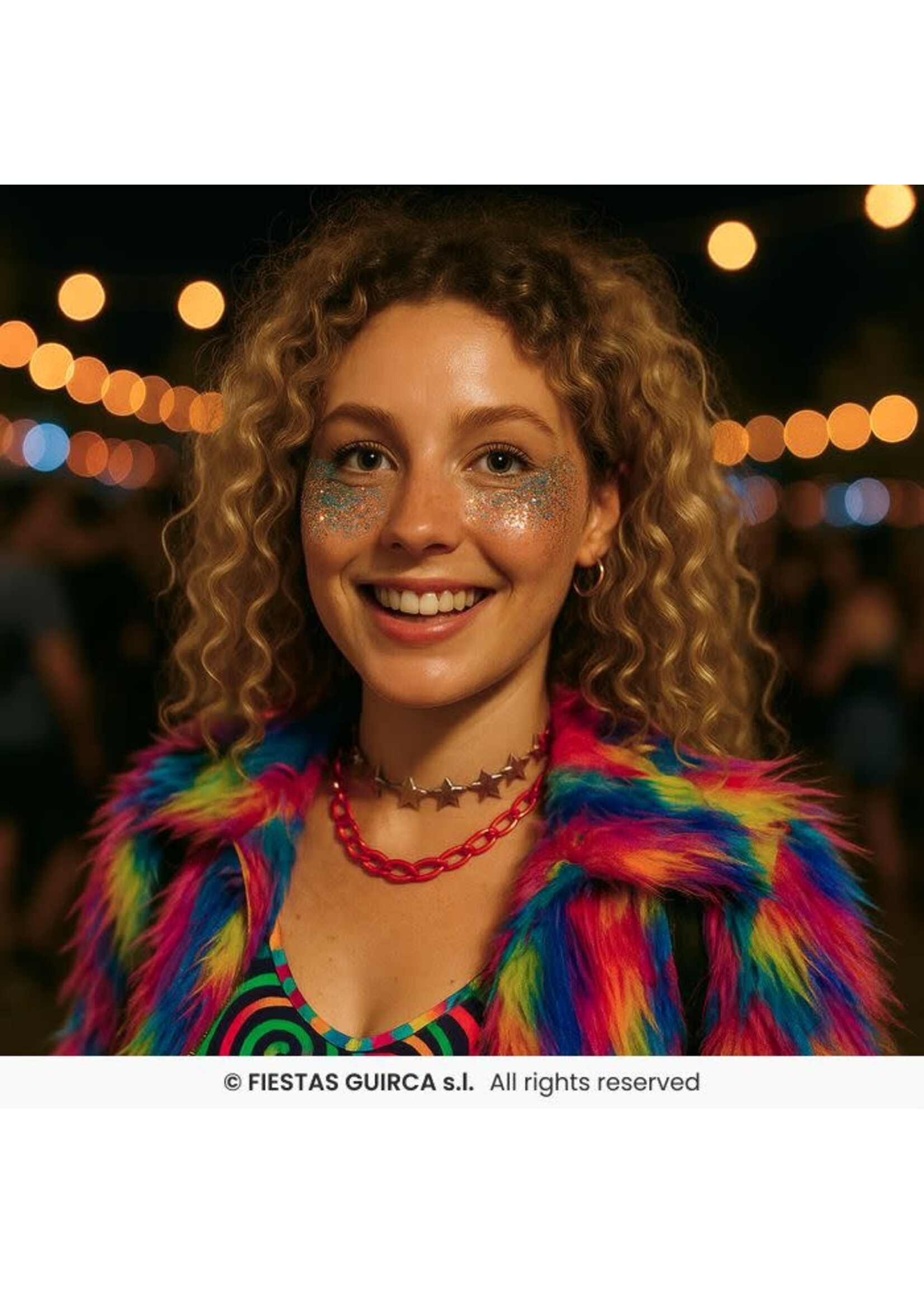 Fiestas Guirca Make-up kleurenmix glitter