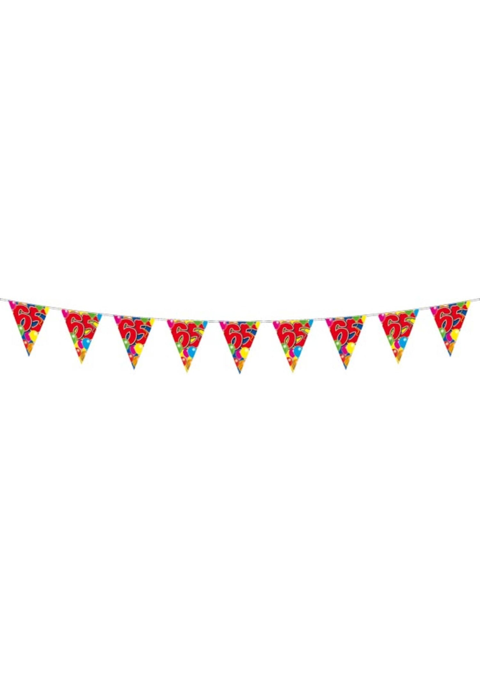 Folat Vlaggenlijn ballonnen 65 jaar